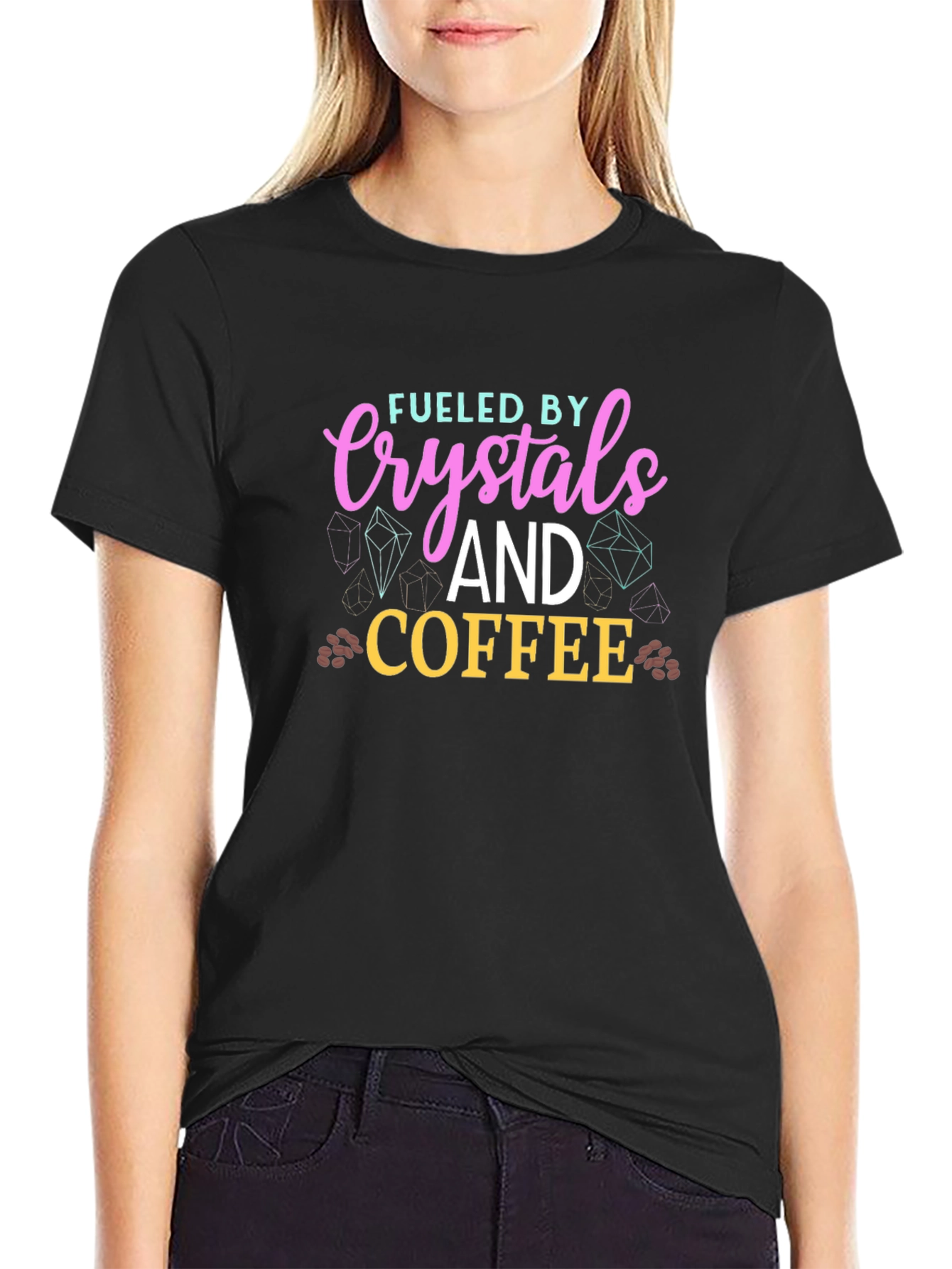 Fueled By Crystals and Coffee T-Shirt