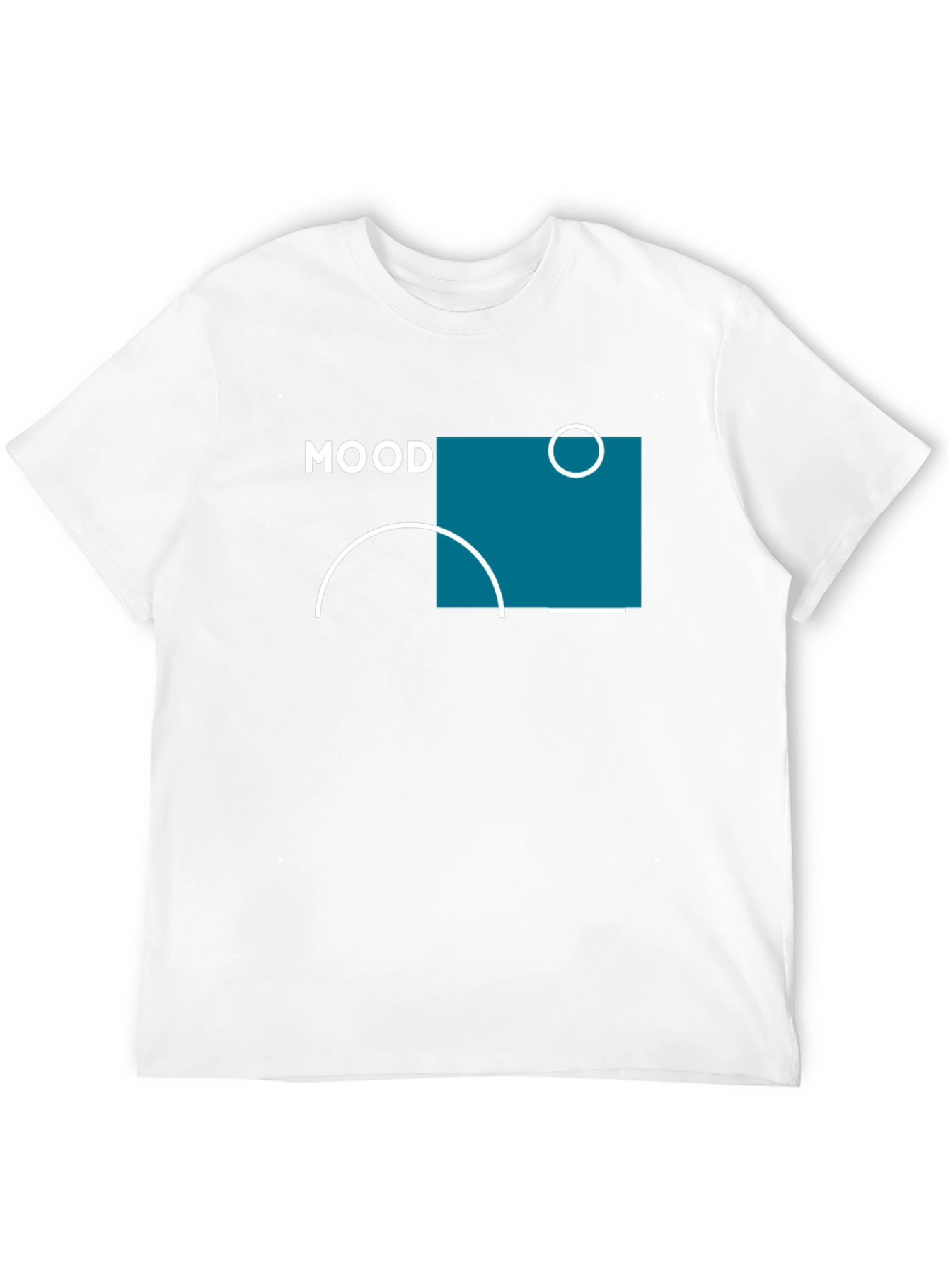 Modern Mood Graphic Tee - Black Cotton T-Shirt