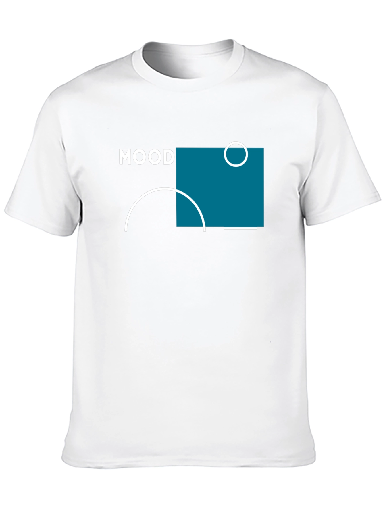 Modern Mood Graphic Tee - Black Cotton T-Shirt