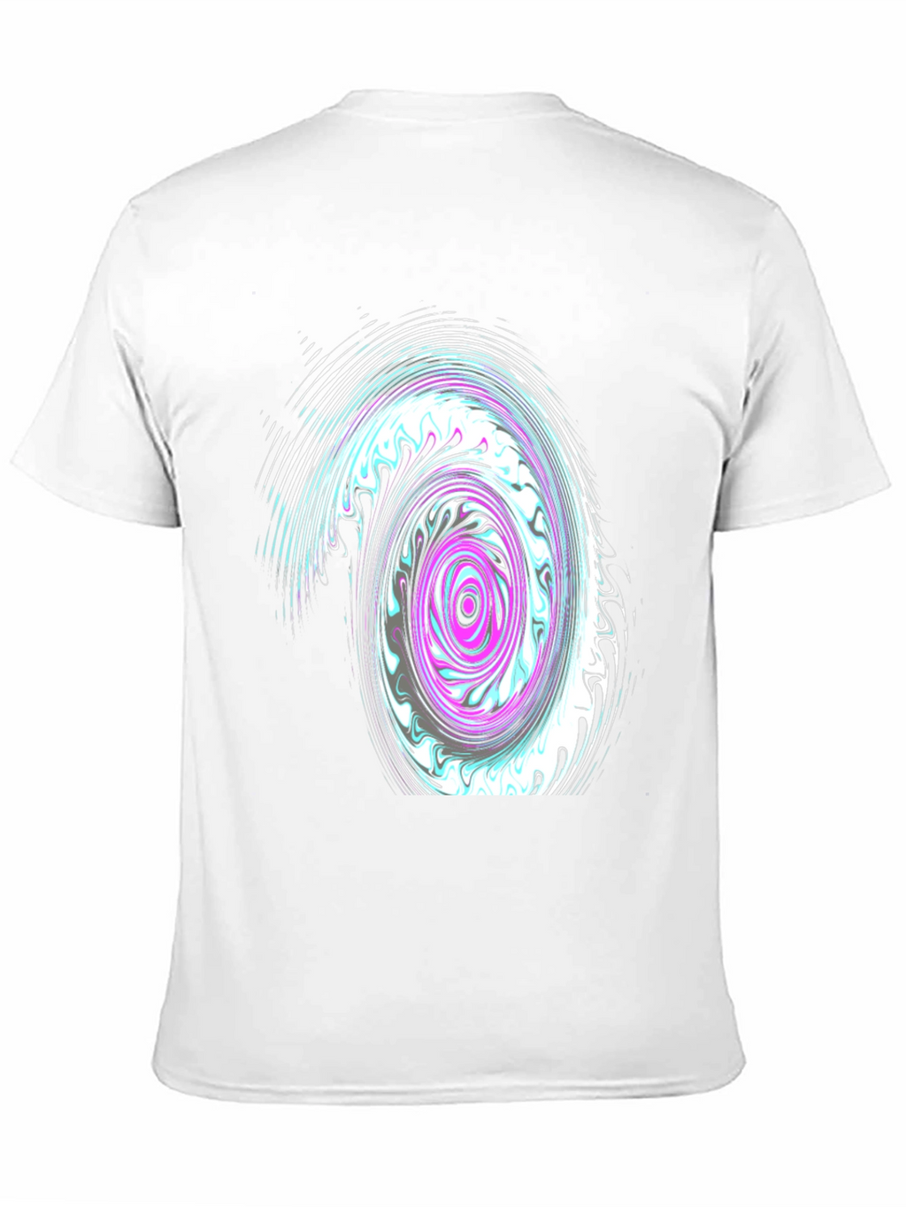 Swirl Graphic Black T-Shirt