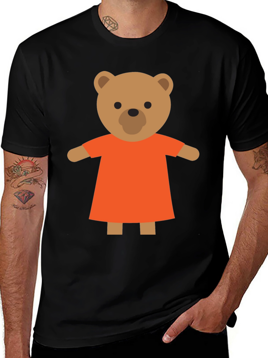 Cute Cartoon Teddy Bear T-Shirt