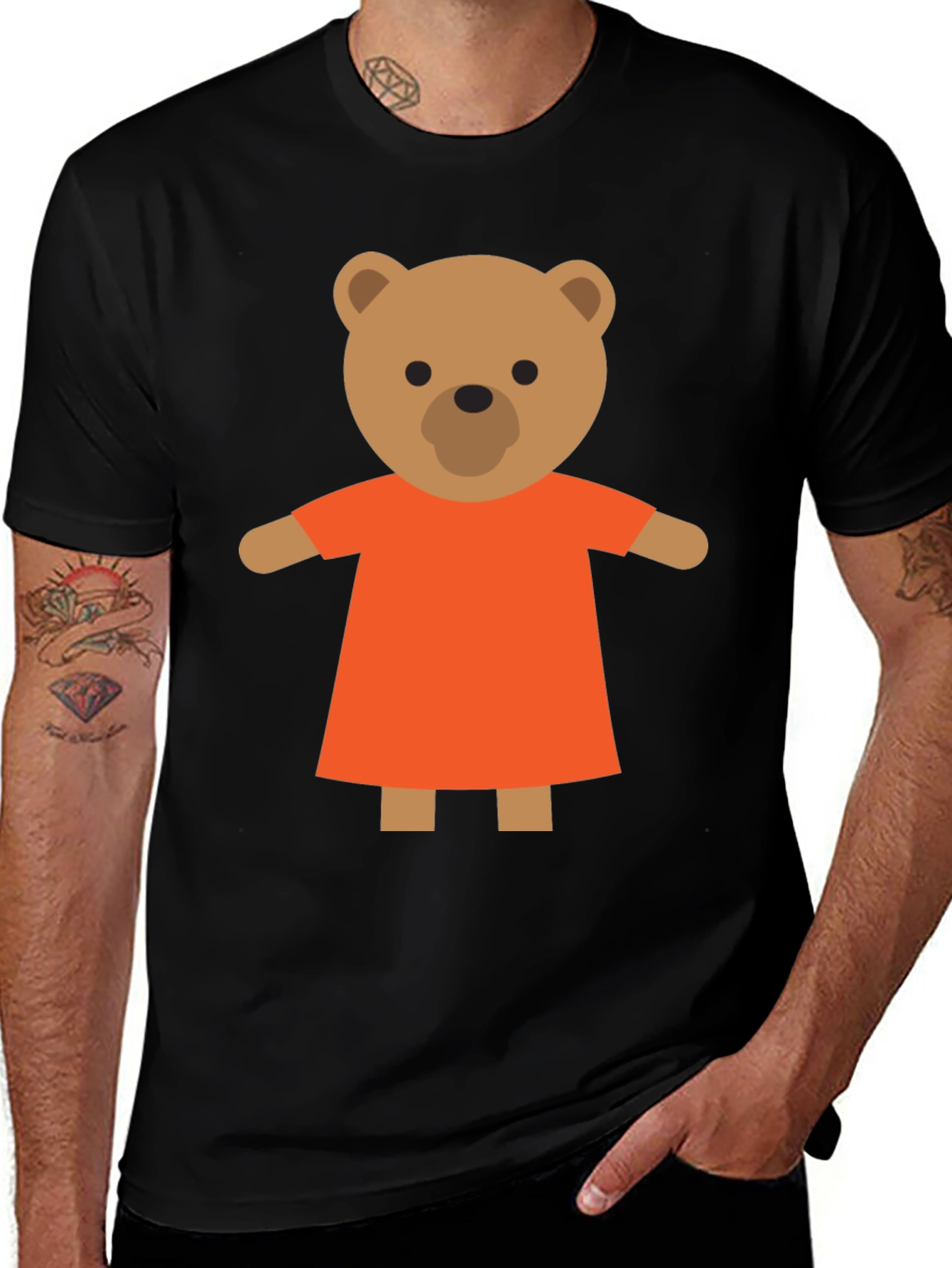 Cute Cartoon Teddy Bear T-Shirt