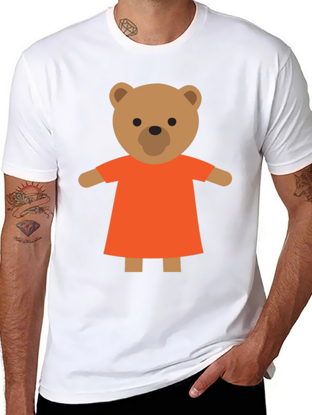 Cute Cartoon Teddy Bear T-Shirt