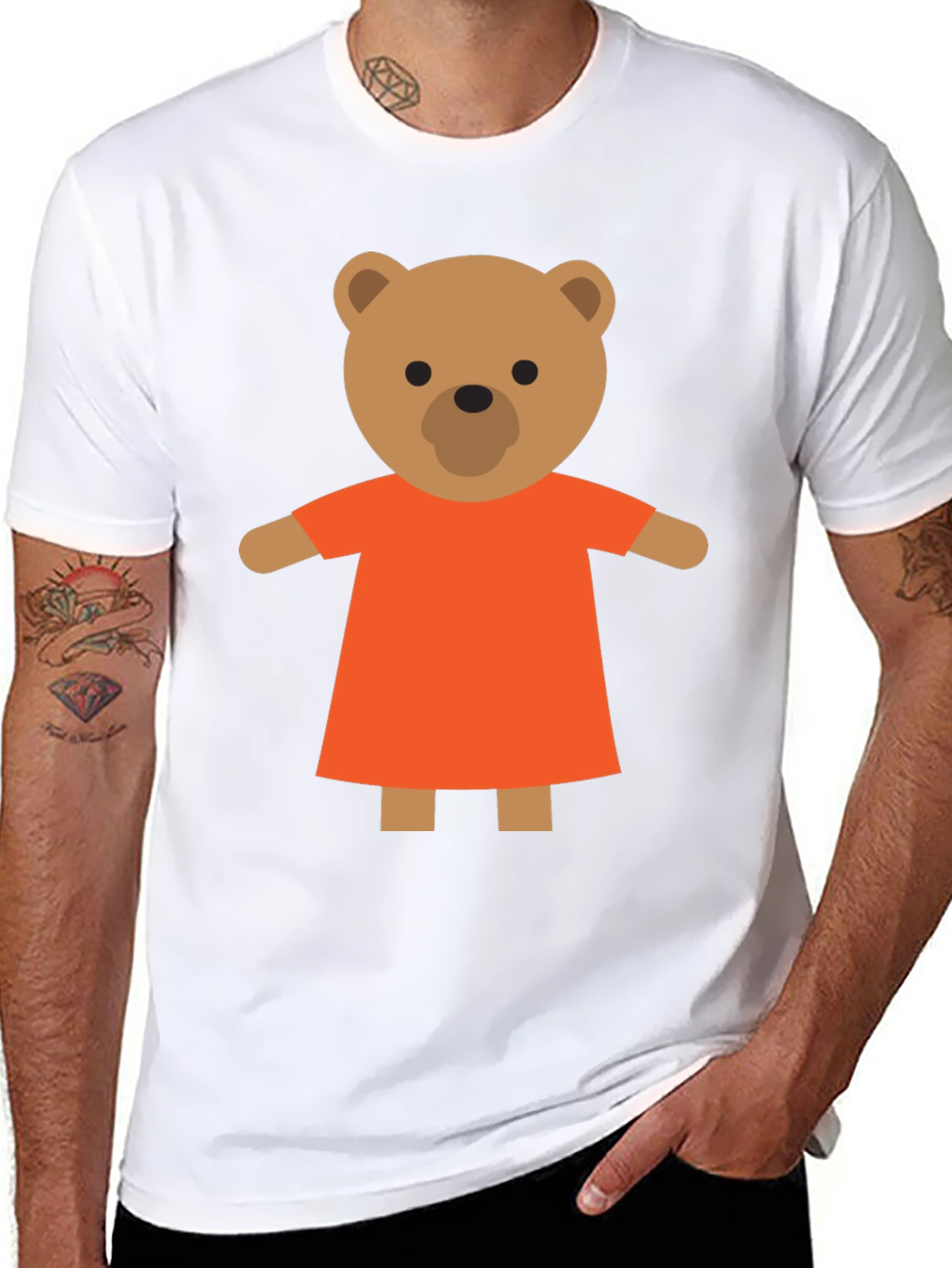 Cute Cartoon Teddy Bear T-Shirt