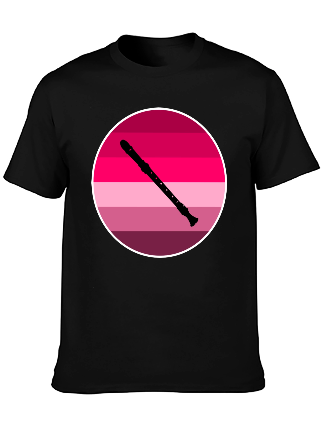 Recorder Sunset T-Shirt - Music Lover Tee