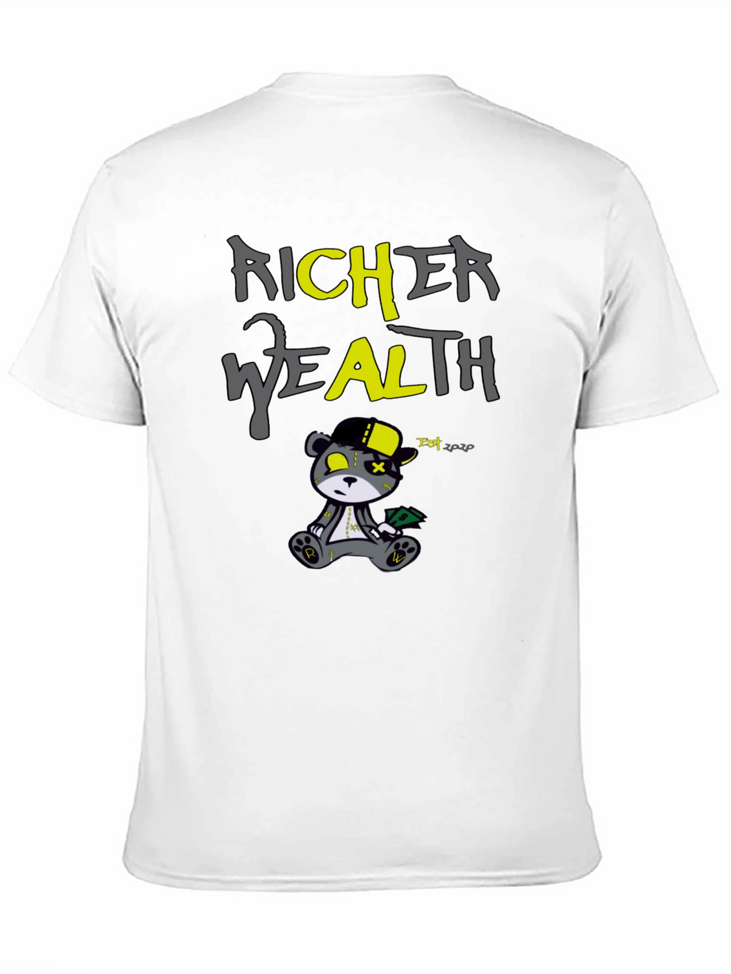 Richer Wealth Bear Graphic T-Shirt