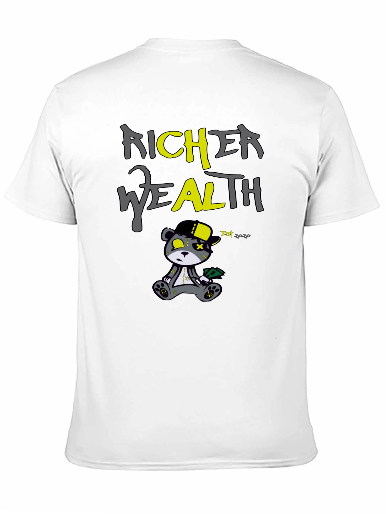 Richer Wealth Bear Graphic T-Shirt
