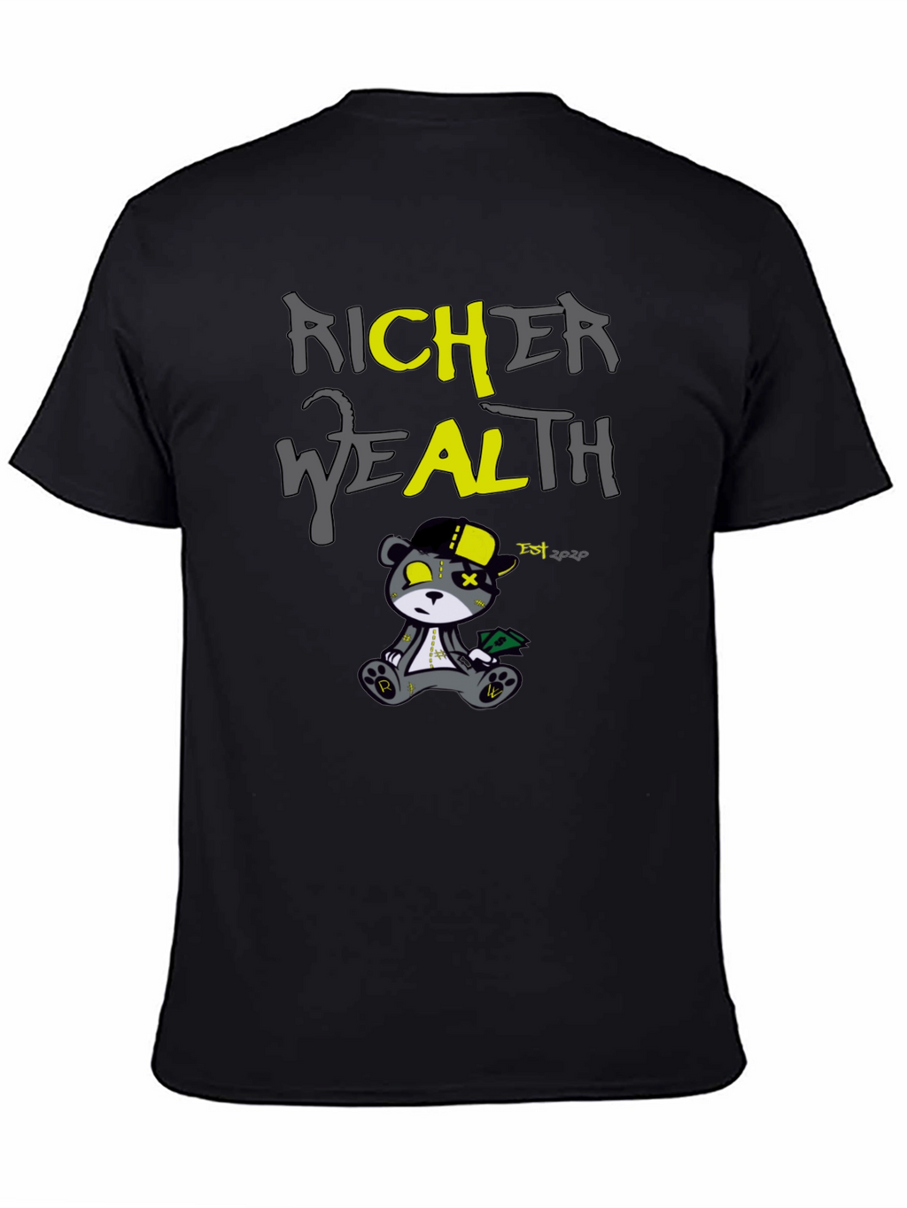 Richer Wealth Bear Graphic T-Shirt
