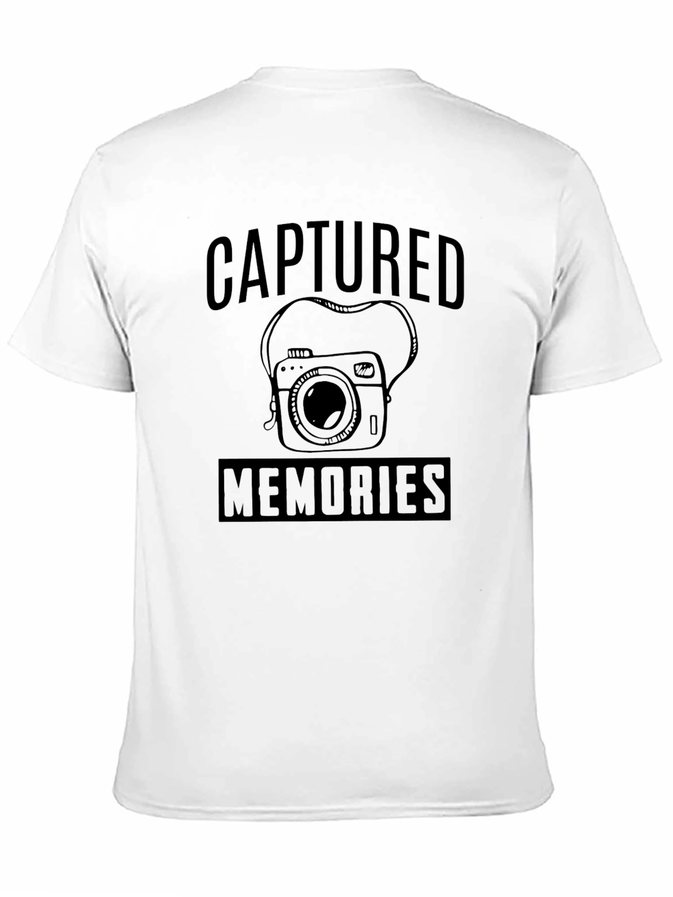 Captured Memories Black Graphic Tee