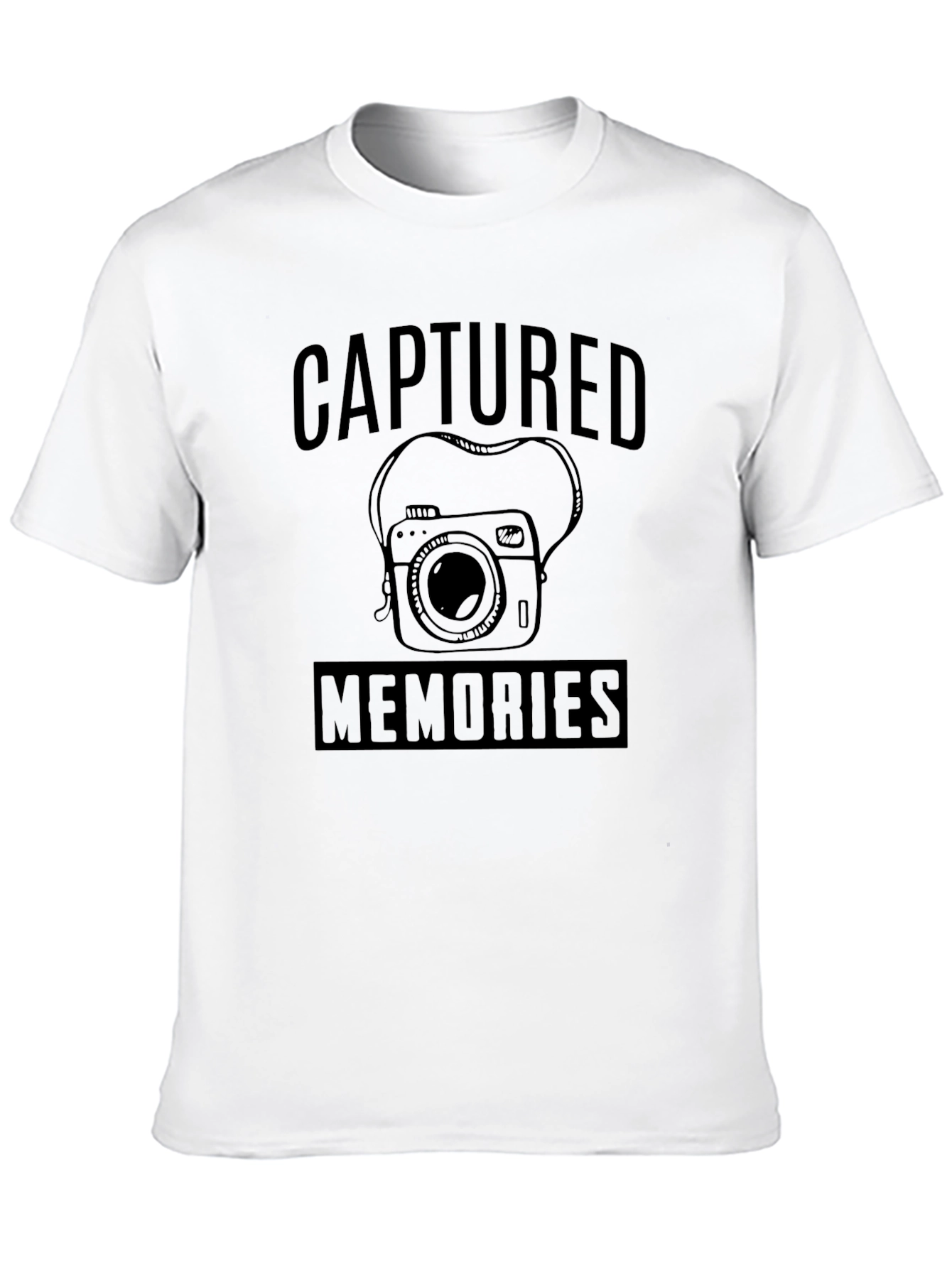 Captured Memories Black Graphic Tee