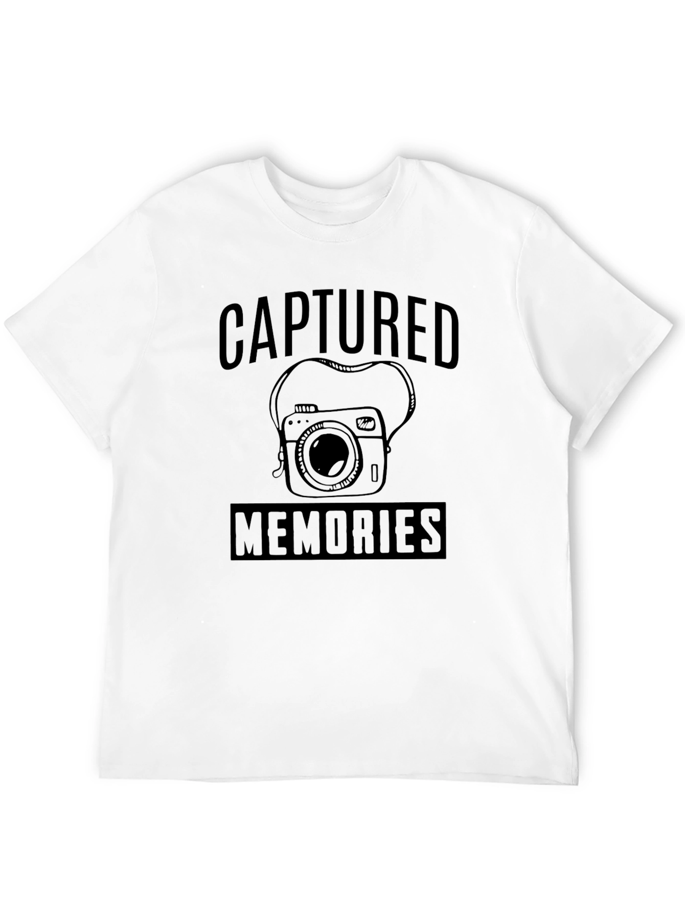 Captured Memories Black Graphic Tee
