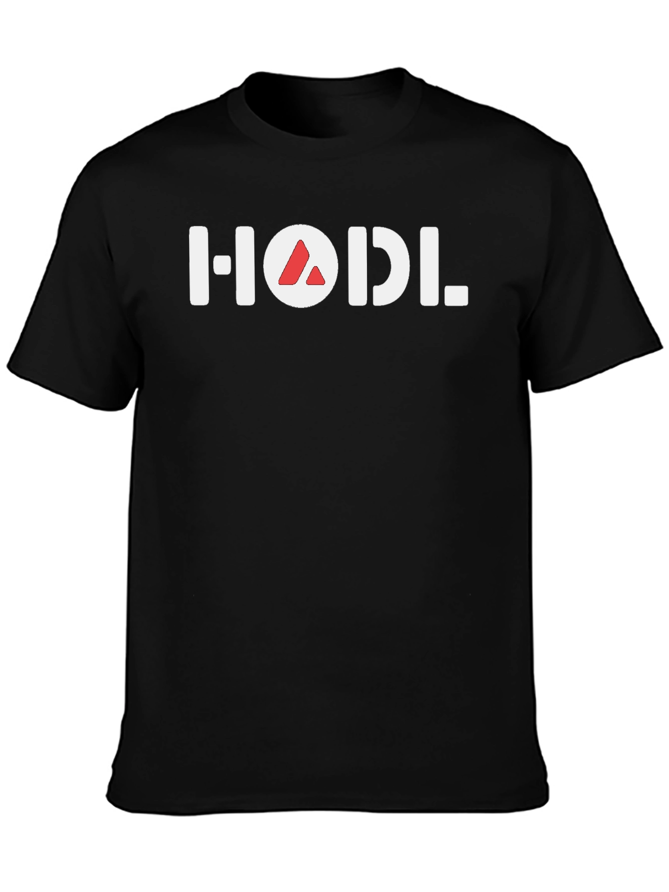 HODL Avalanche Crypto T-Shirt - Black