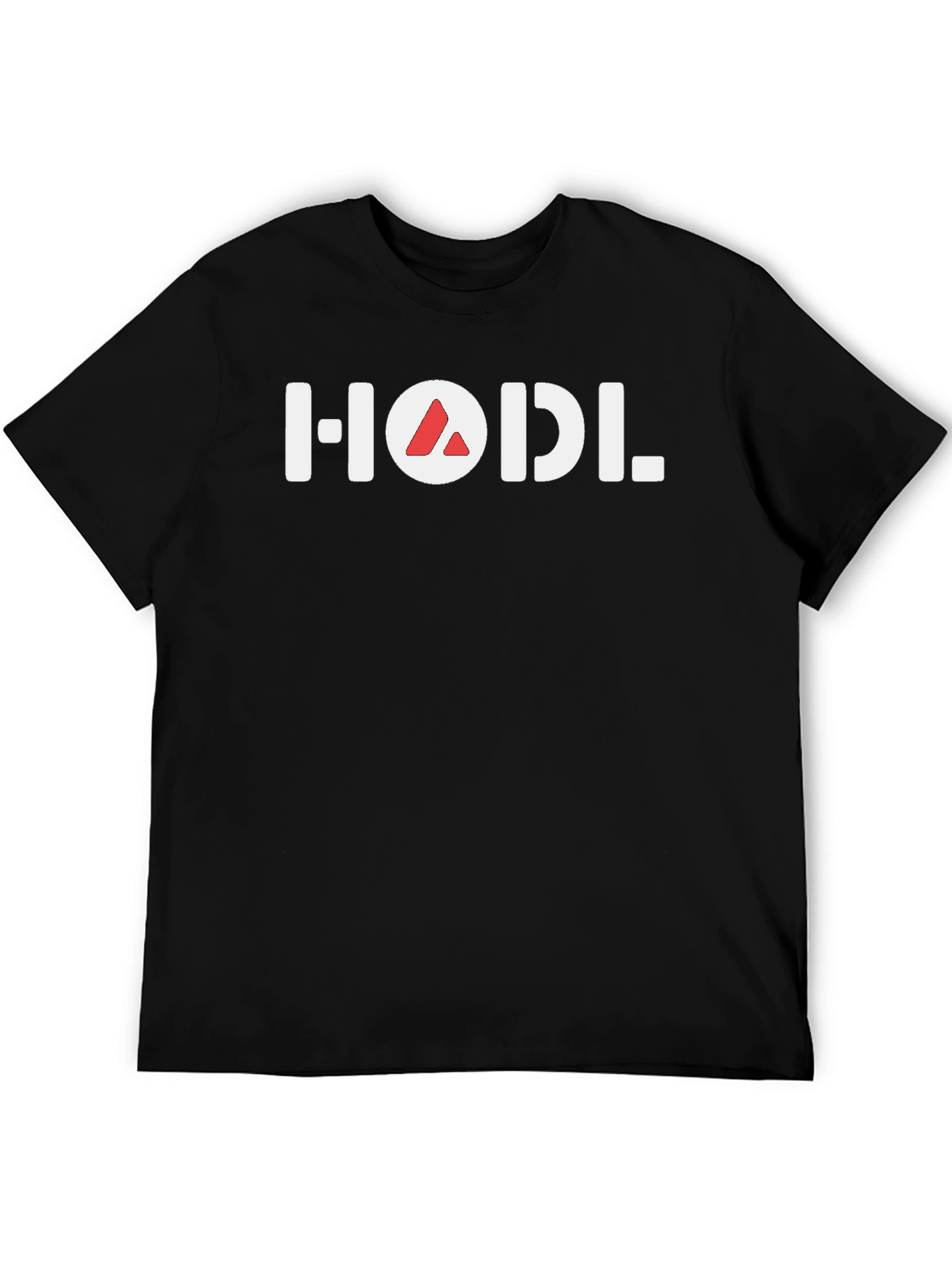 HODL Avalanche Crypto T-Shirt - Black