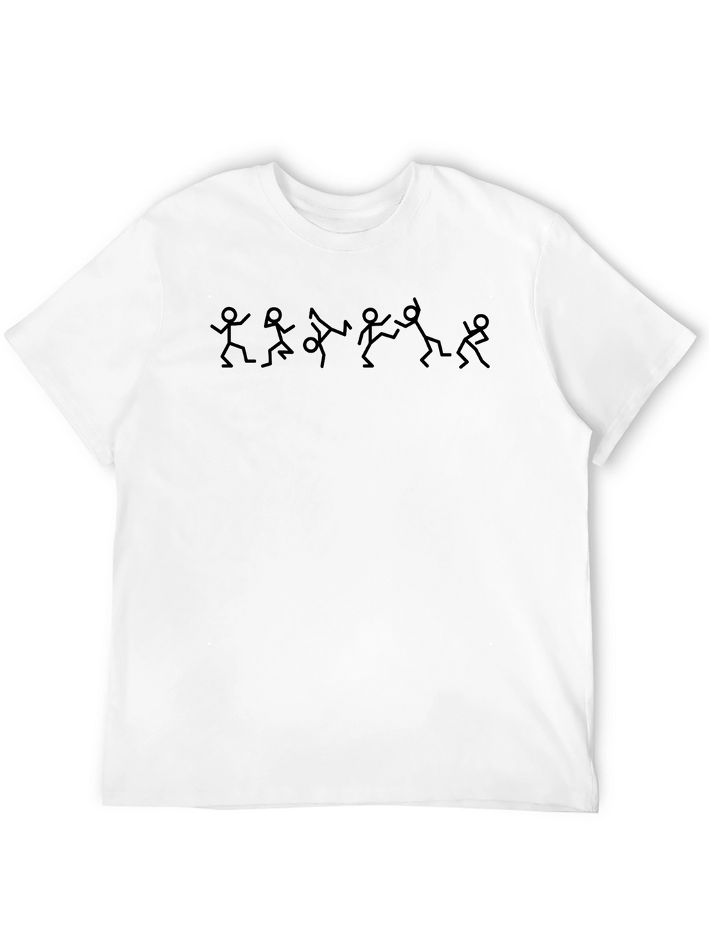 Stick Figure Dance Crew Black T-Shirt