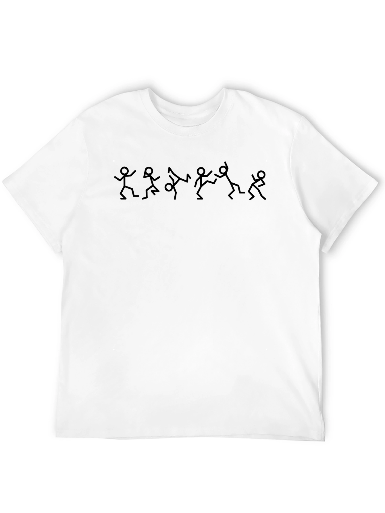 Stick Figure Dance Crew Black T-Shirt
