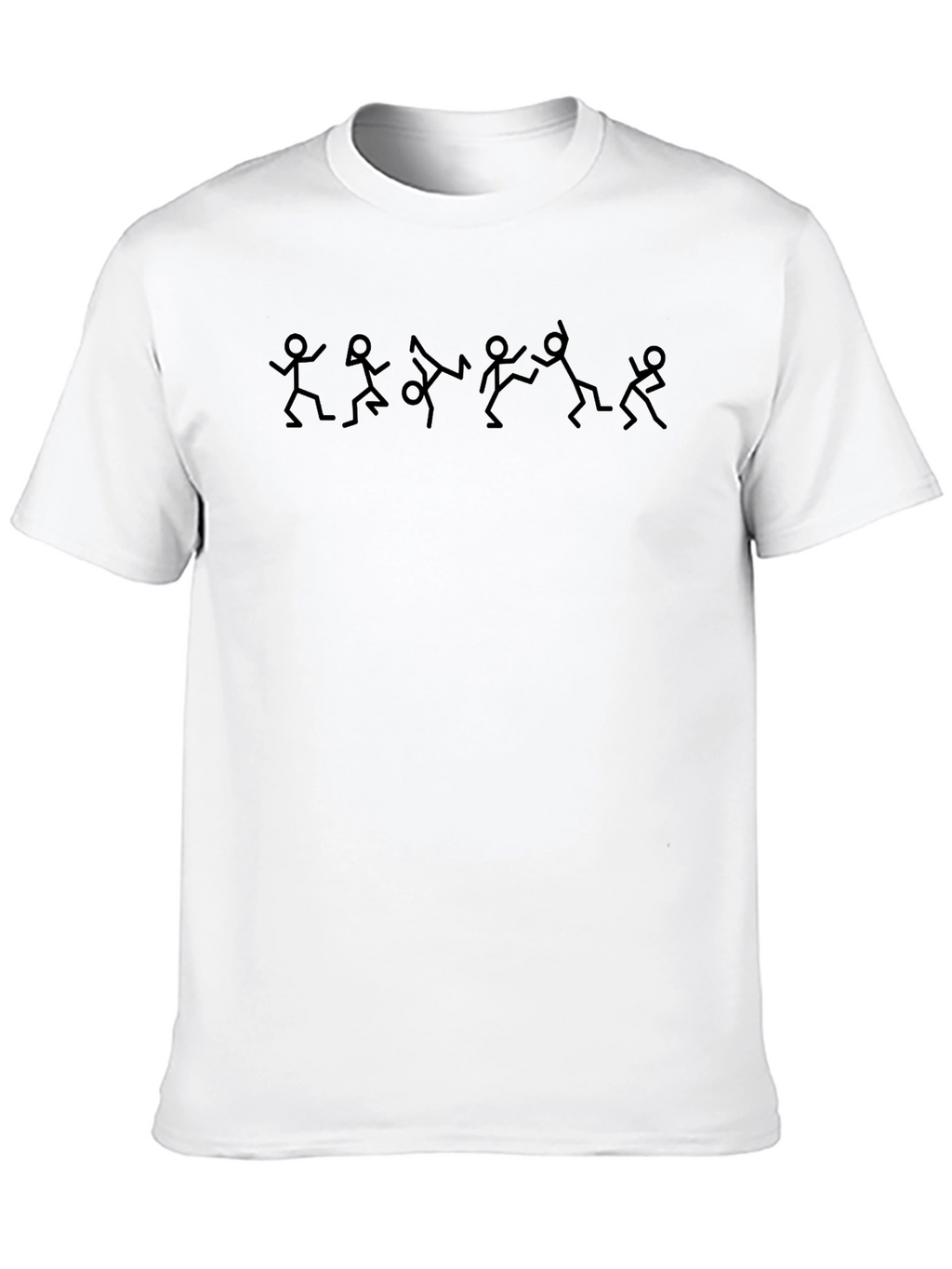 Stick Figure Dance Crew Black T-Shirt