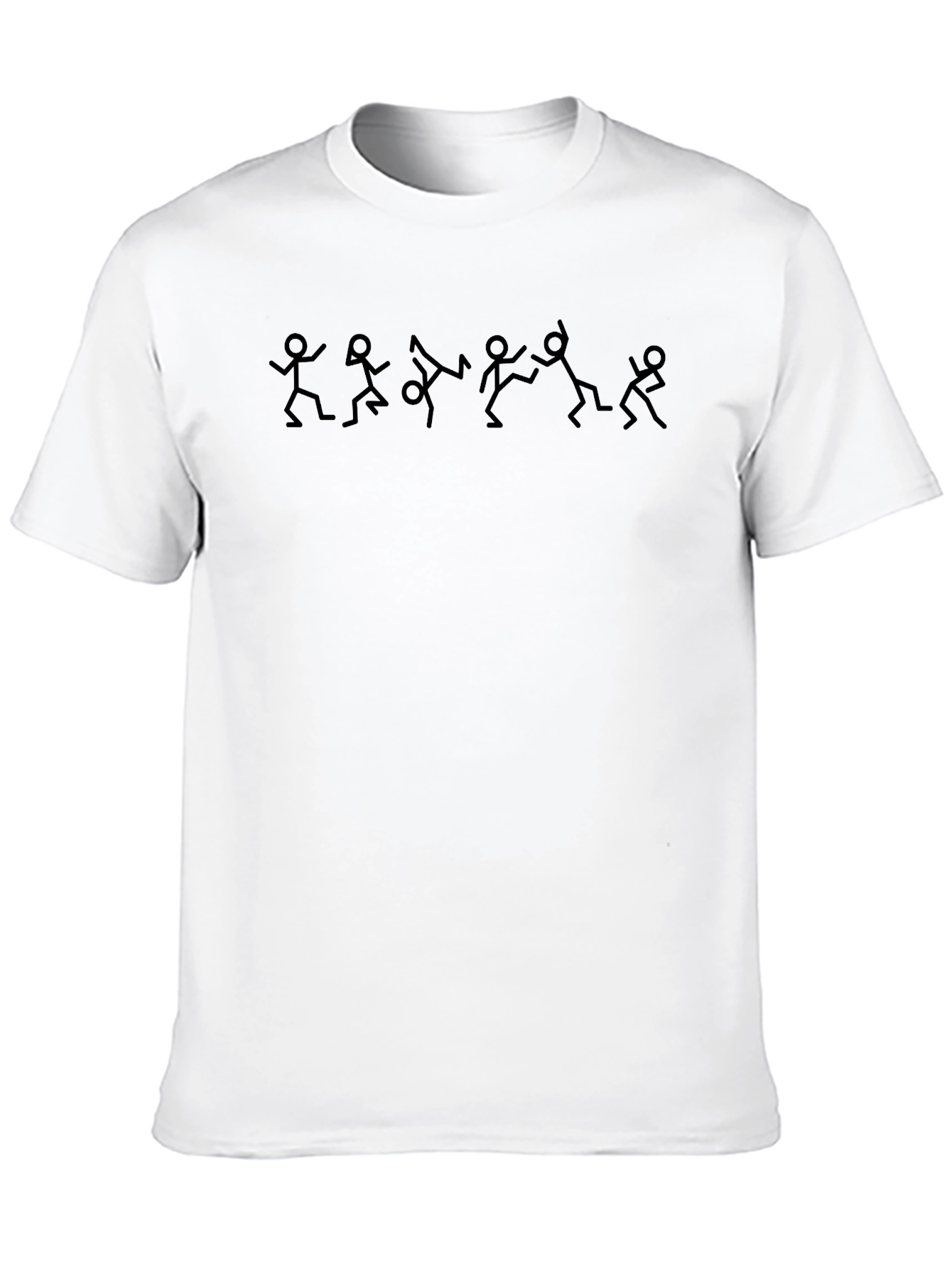 Stick Figure Dance Crew Black T-Shirt