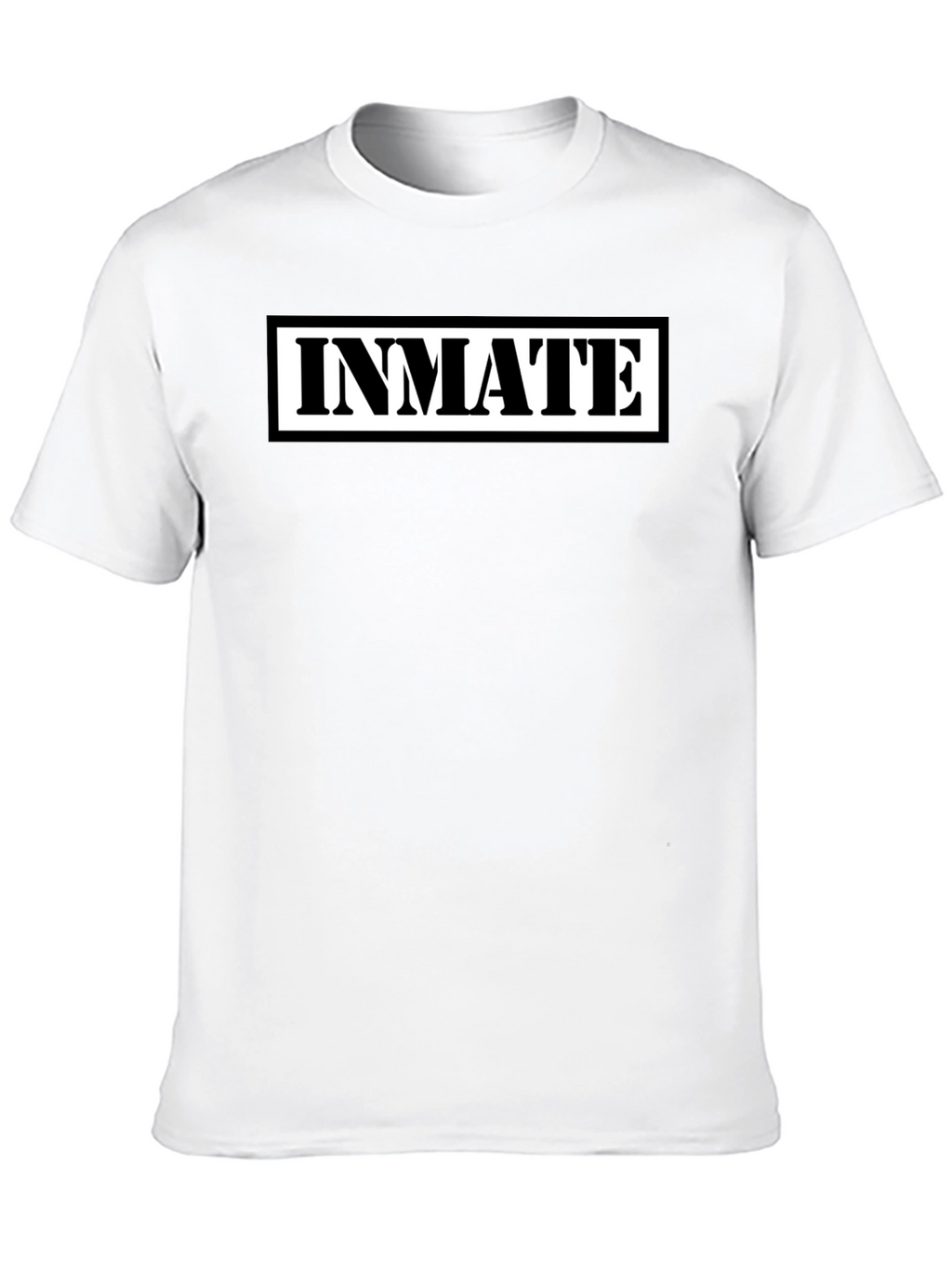 Inmate Graphic Print Black T-Shirt