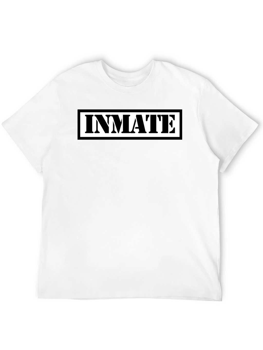 Inmate Graphic Print Black T-Shirt