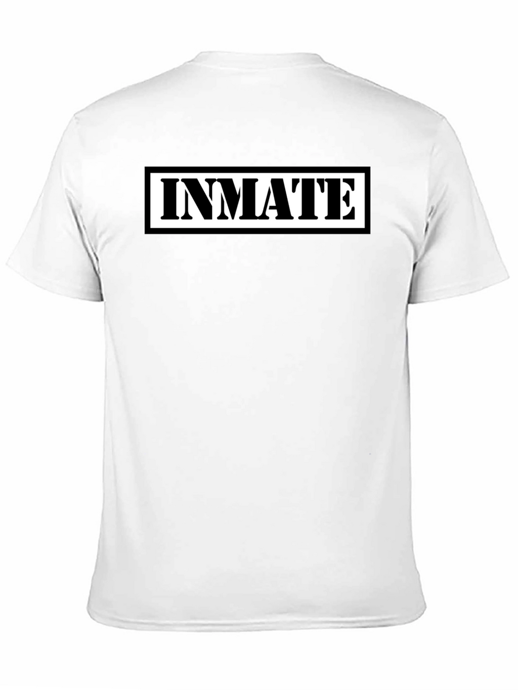 Inmate Graphic Print Black T-Shirt