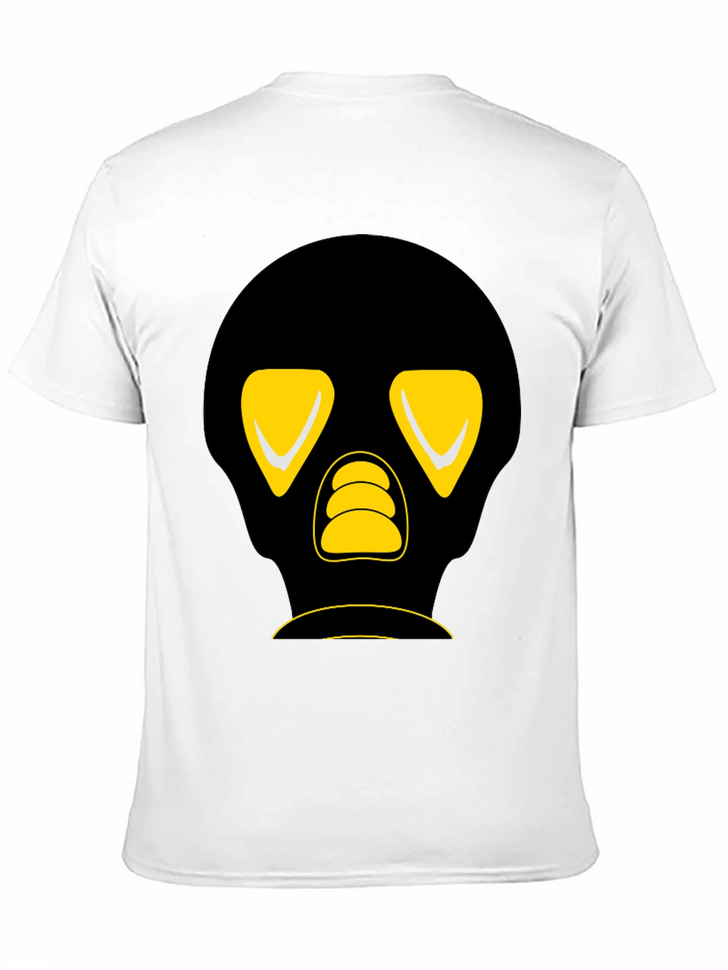 Black T-Shirt with Graphic Skull Design
