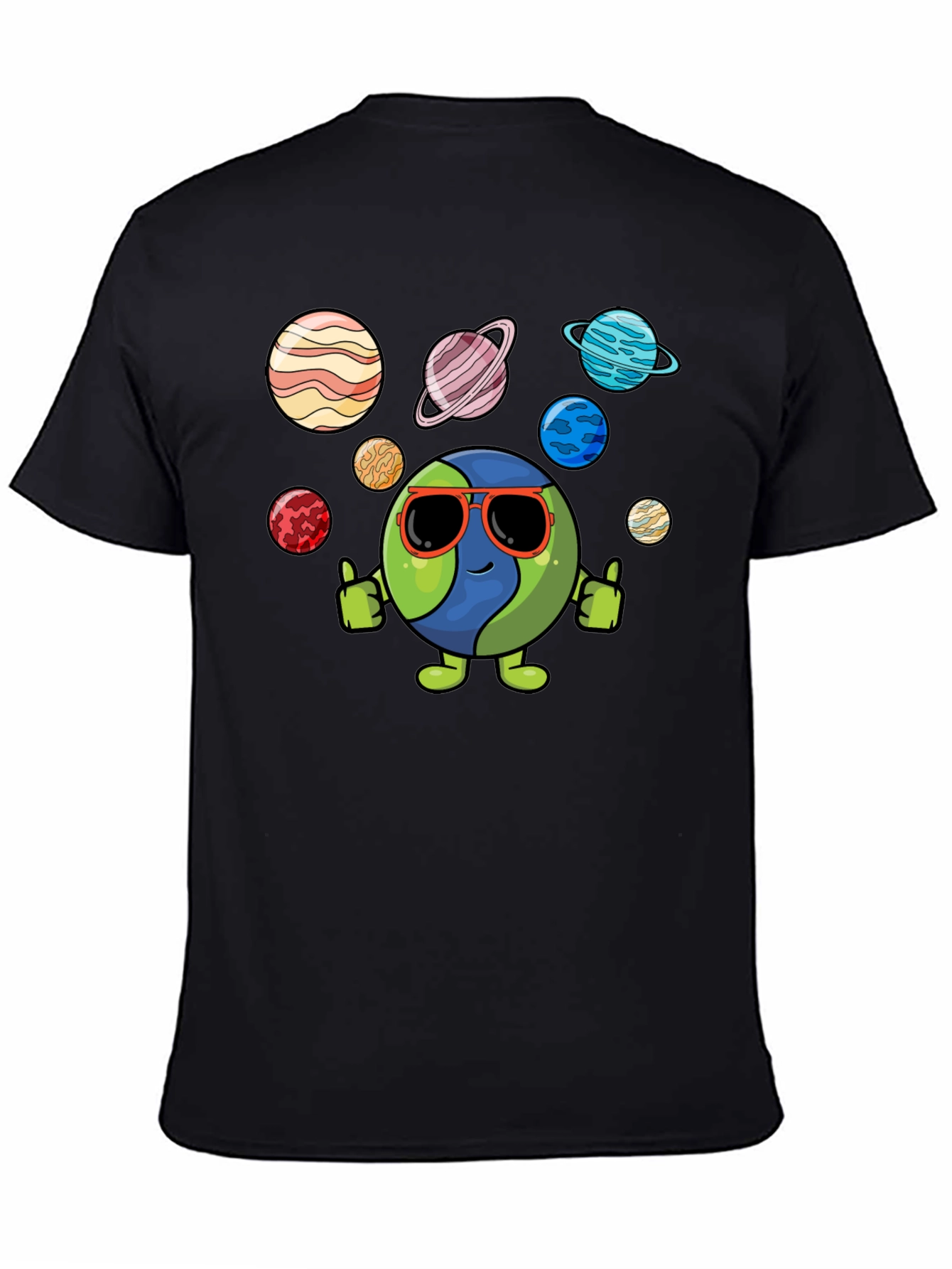 Cool Earth & Planets Graphic T-Shirt
