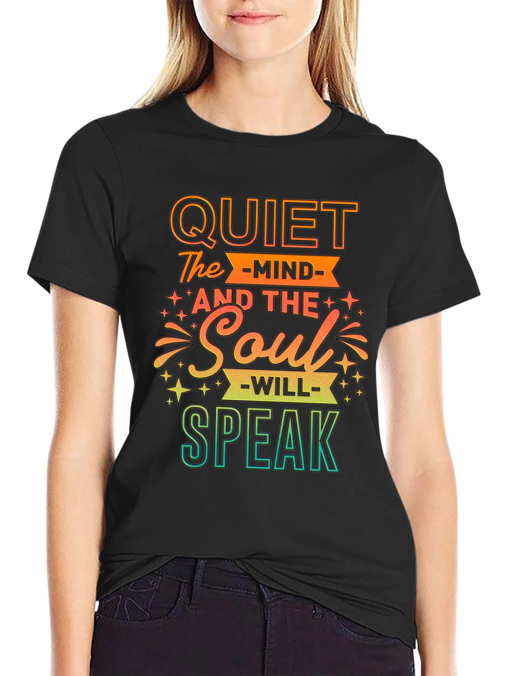 Quiet The Mind Soul Will Speak T-Shirt