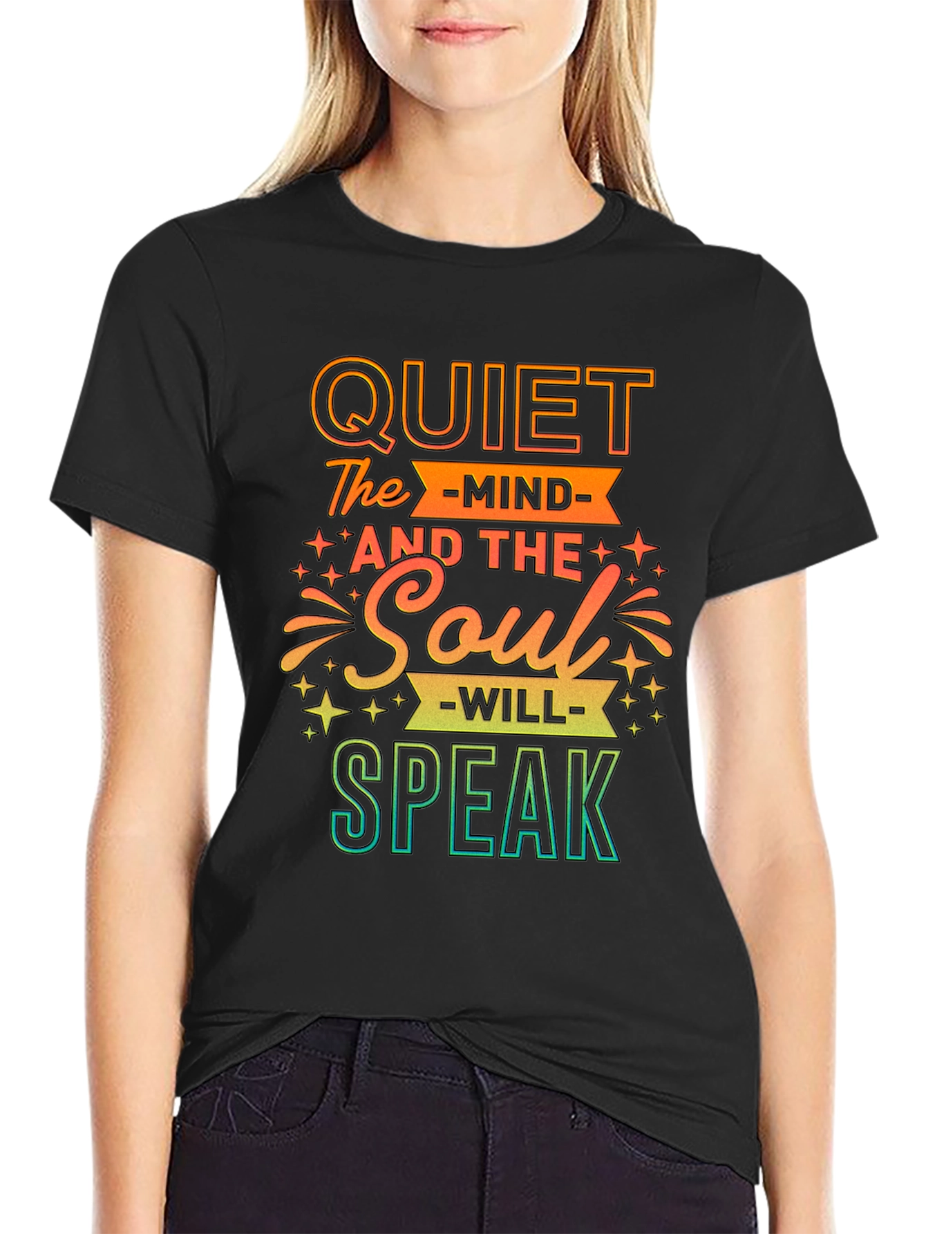 Quiet The Mind Soul Will Speak T-Shirt