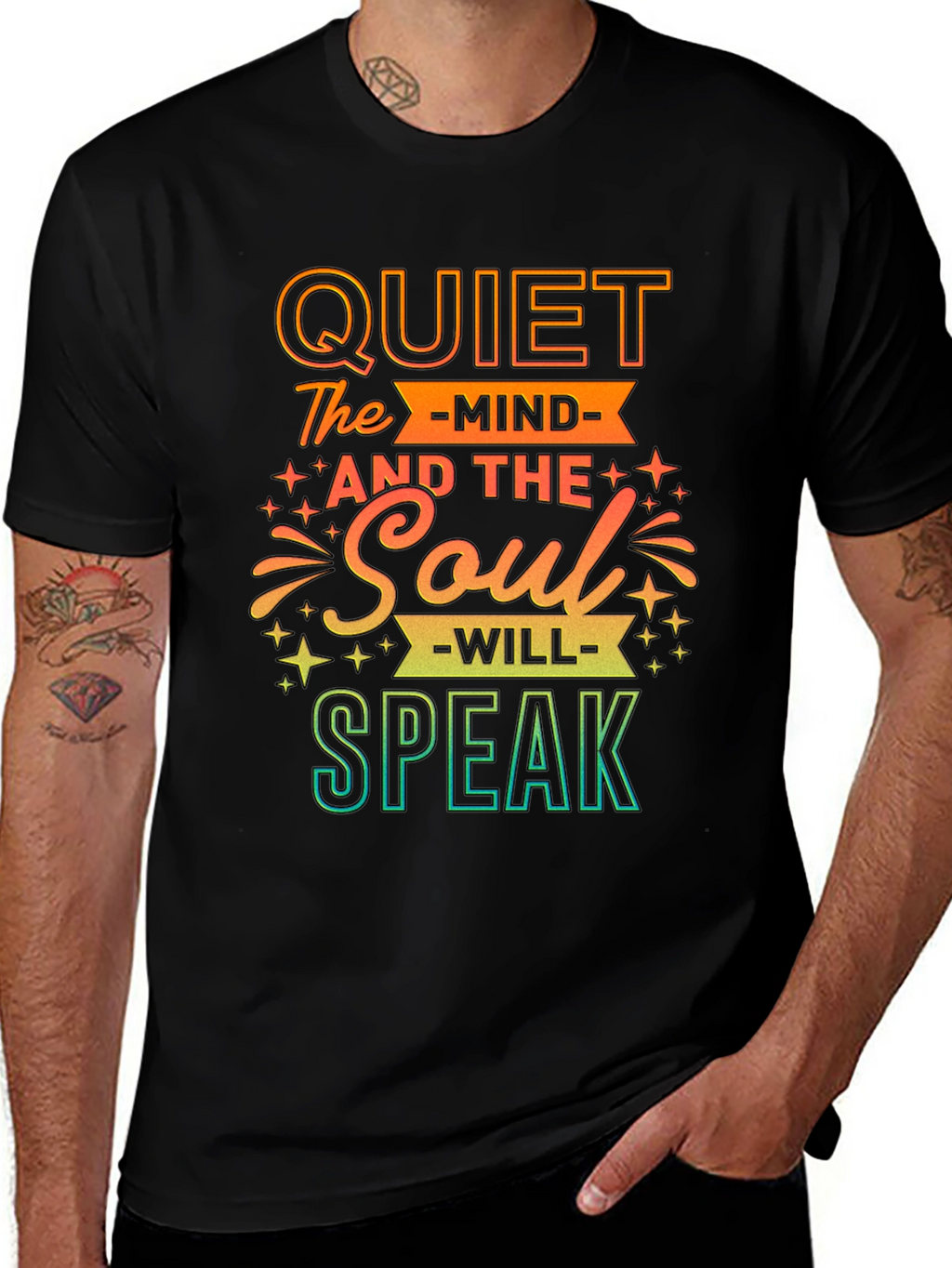 Quiet The Mind Soul Will Speak T-Shirt