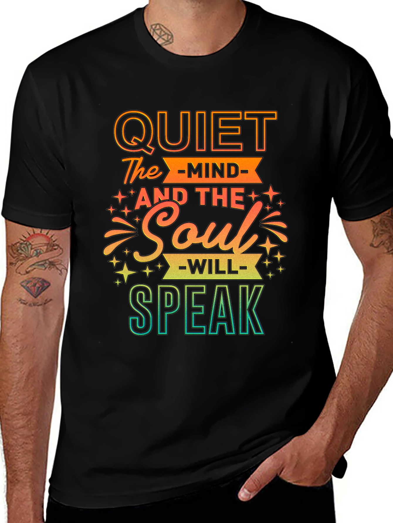 Quiet The Mind Soul Will Speak T-Shirt