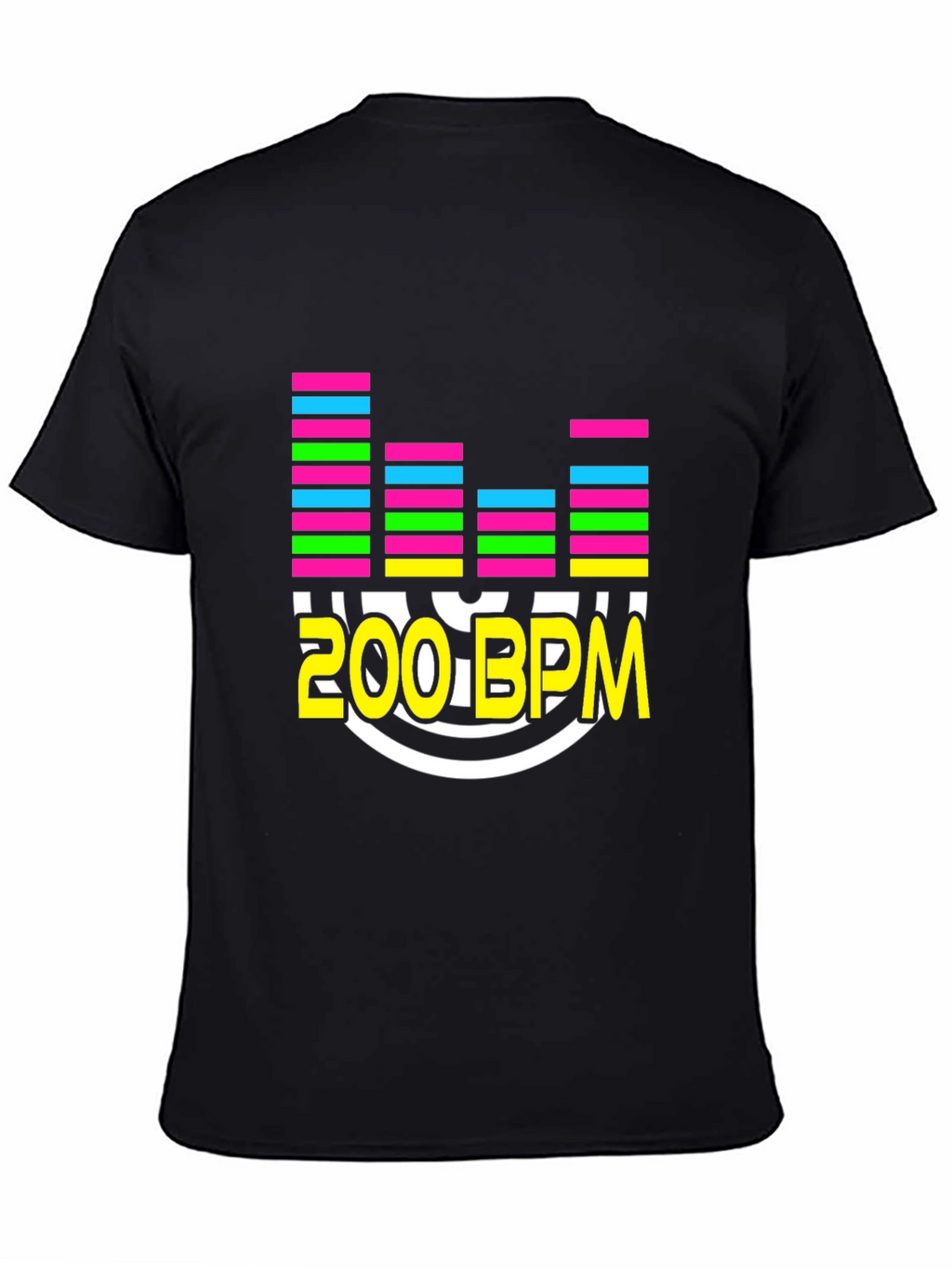 200 BPM Music Lover Graphic T-Shirt