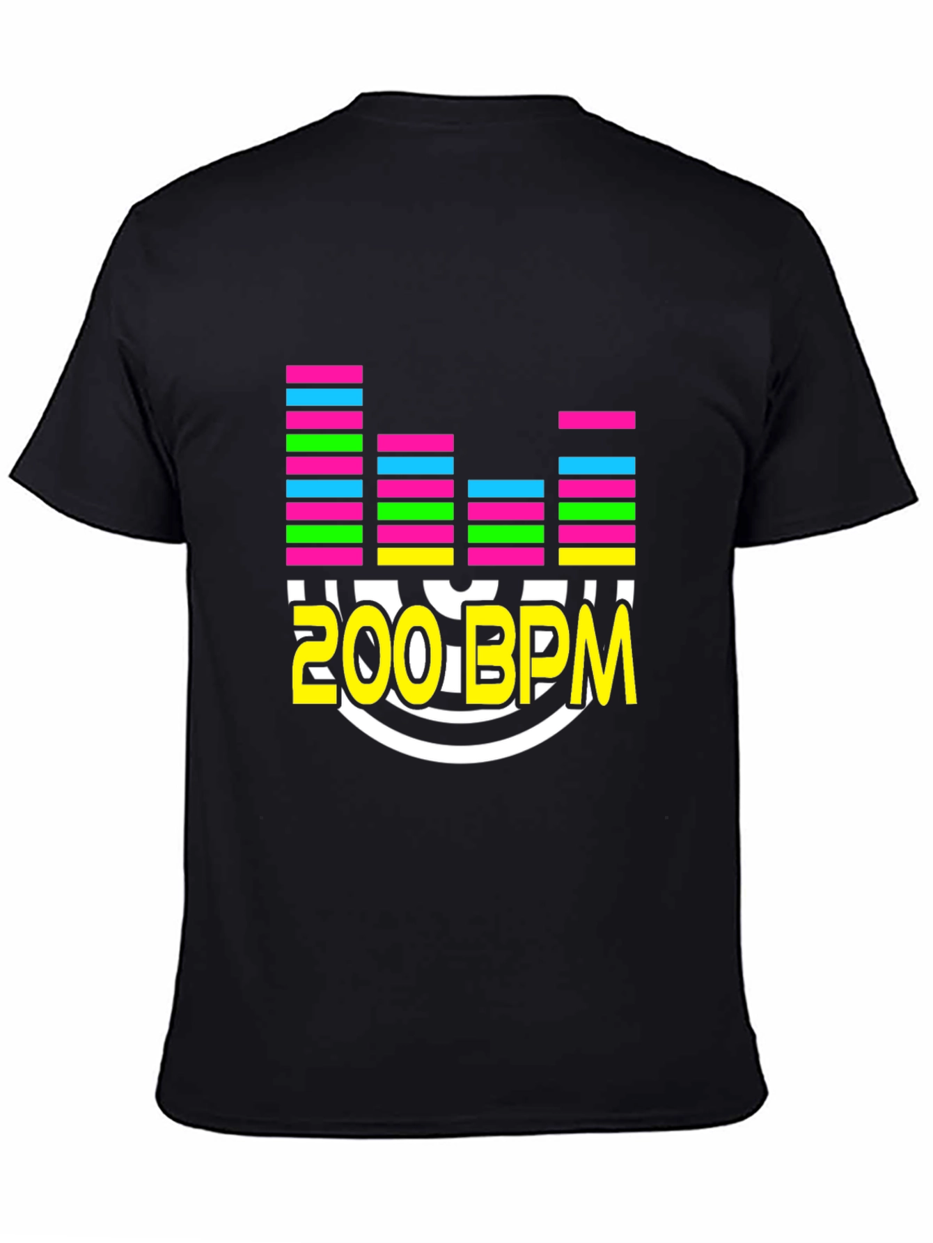 200 BPM Music Lover Graphic T-Shirt