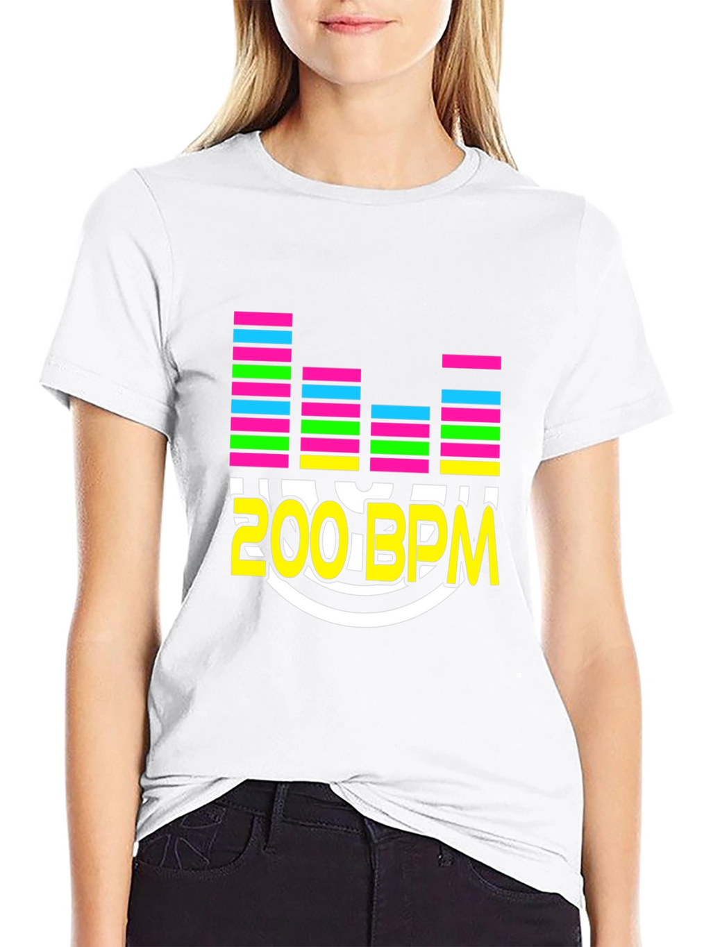 200 BPM Music Lover Graphic T-Shirt