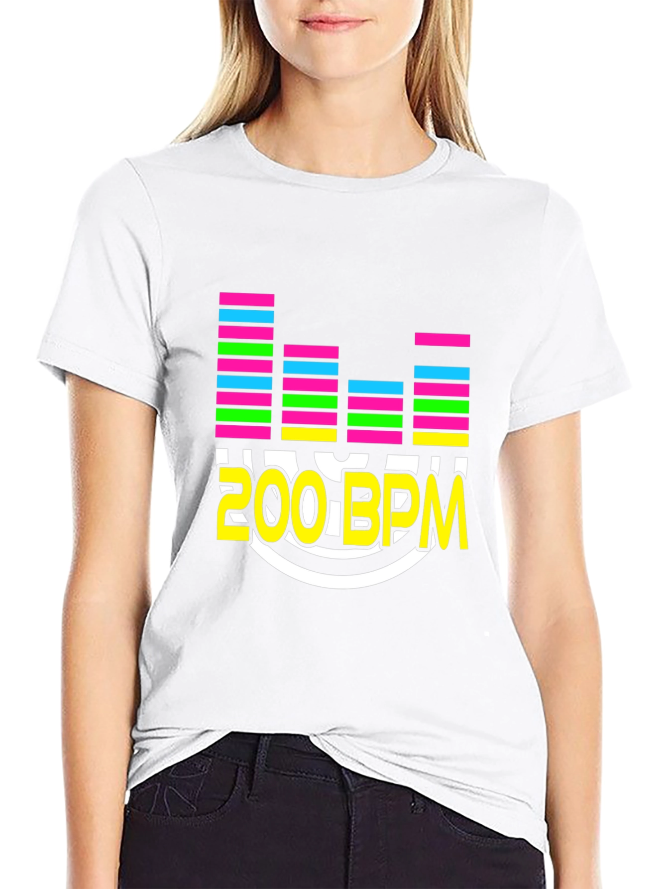 200 BPM Music Lover Graphic T-Shirt
