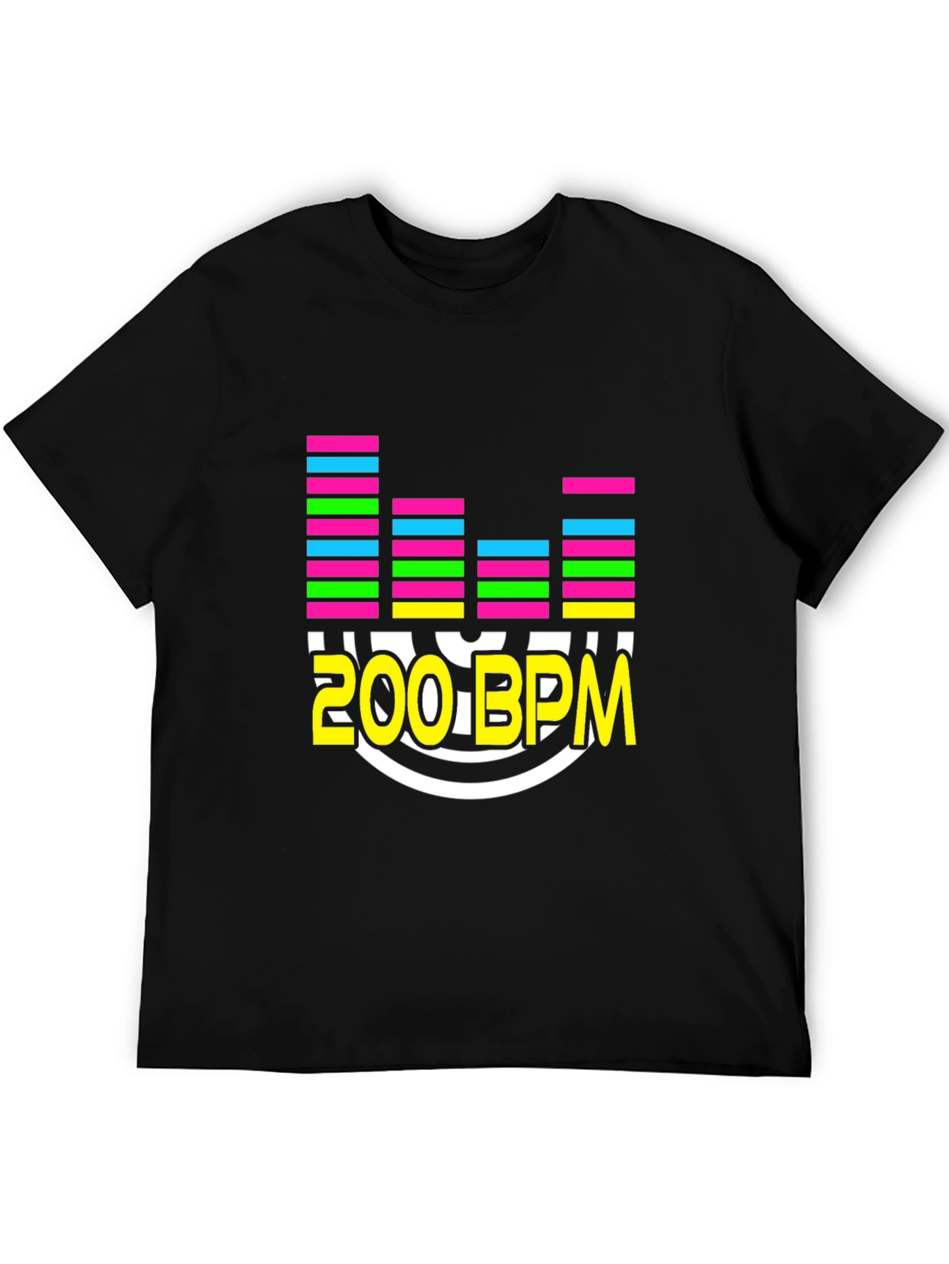 200 BPM Music Lover Graphic T-Shirt