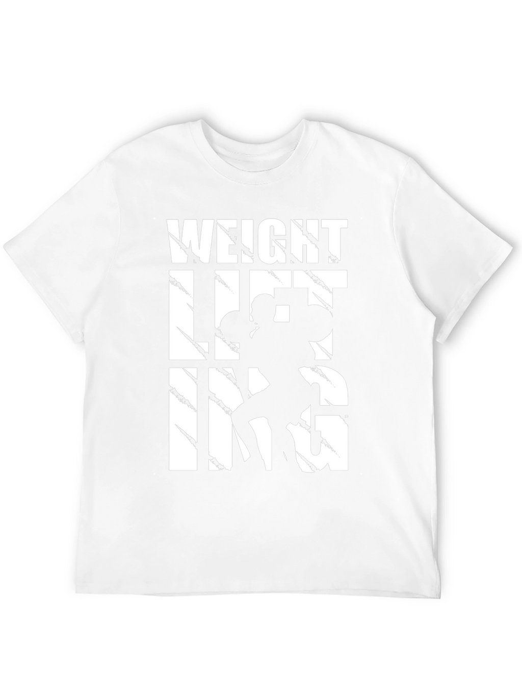 Weight Lifting Graphic T-Shirt - Black