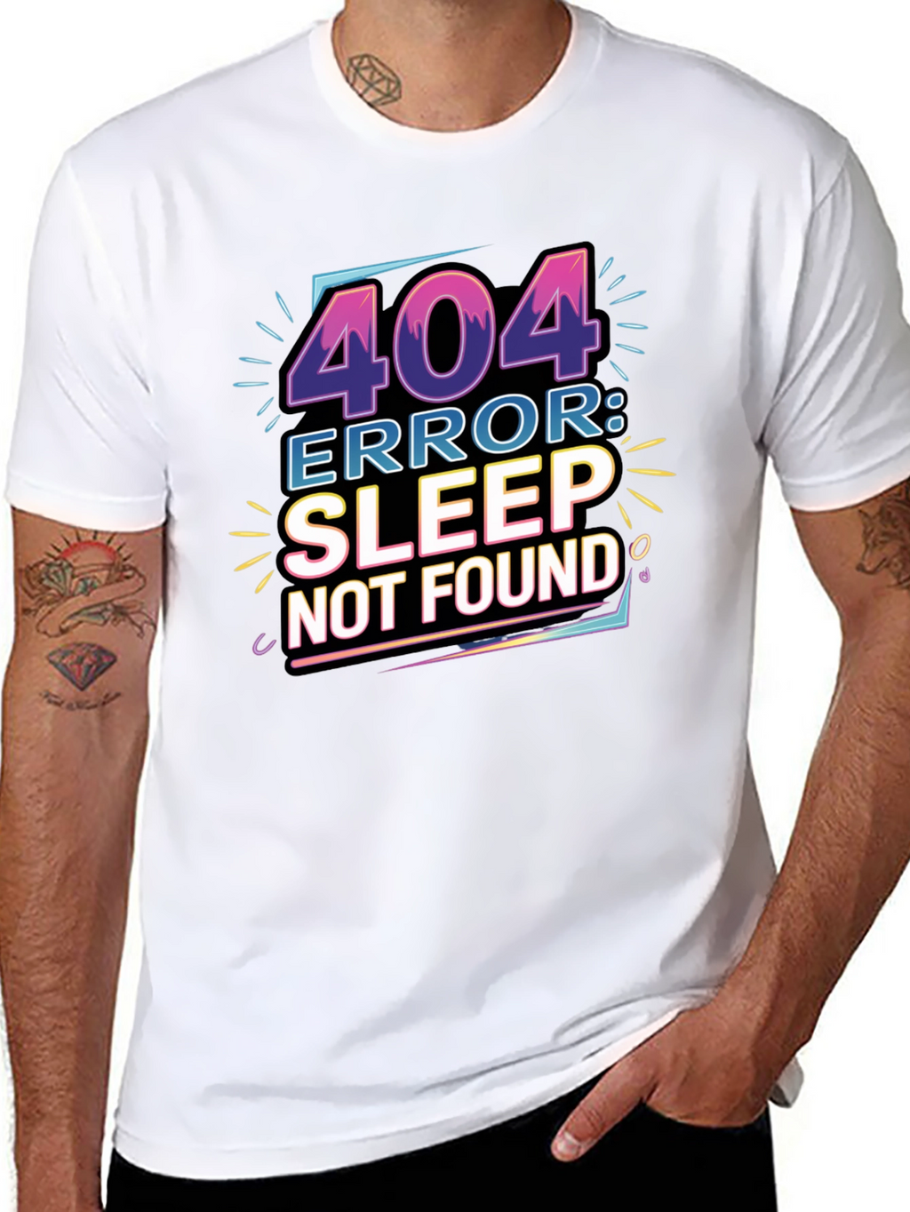 404 Error: Sleep Not Found Graphic Tee
