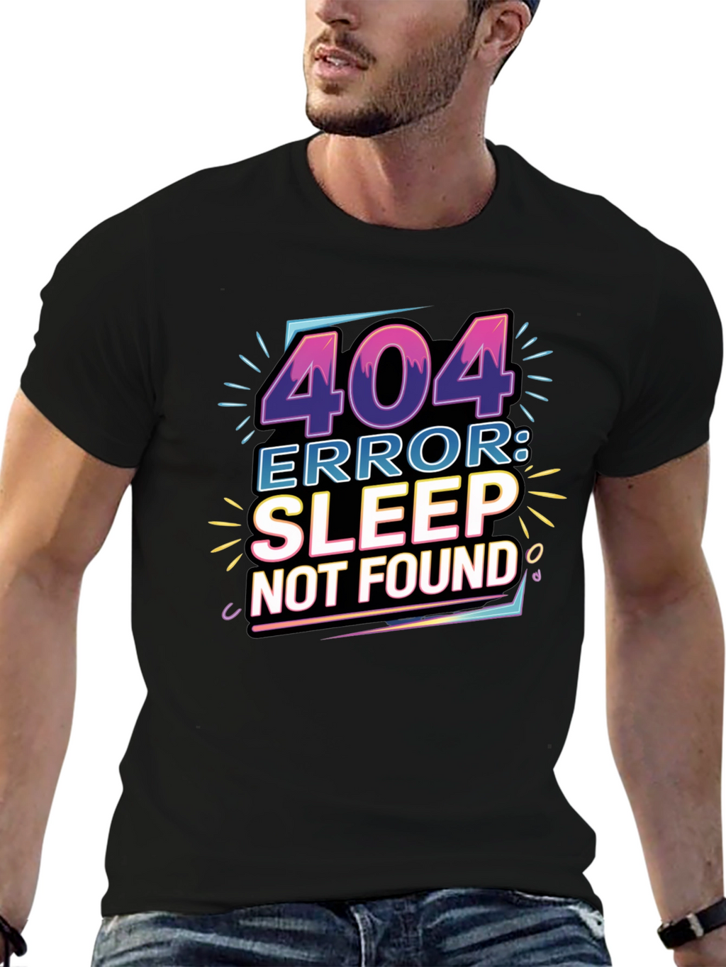 404 Error: Sleep Not Found Graphic Tee