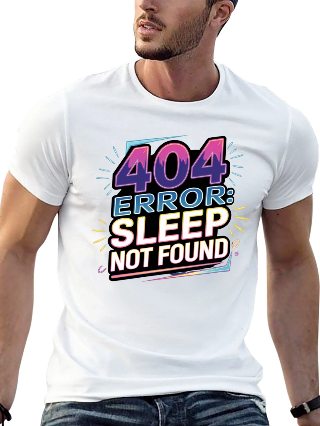404 Error: Sleep Not Found Graphic Tee