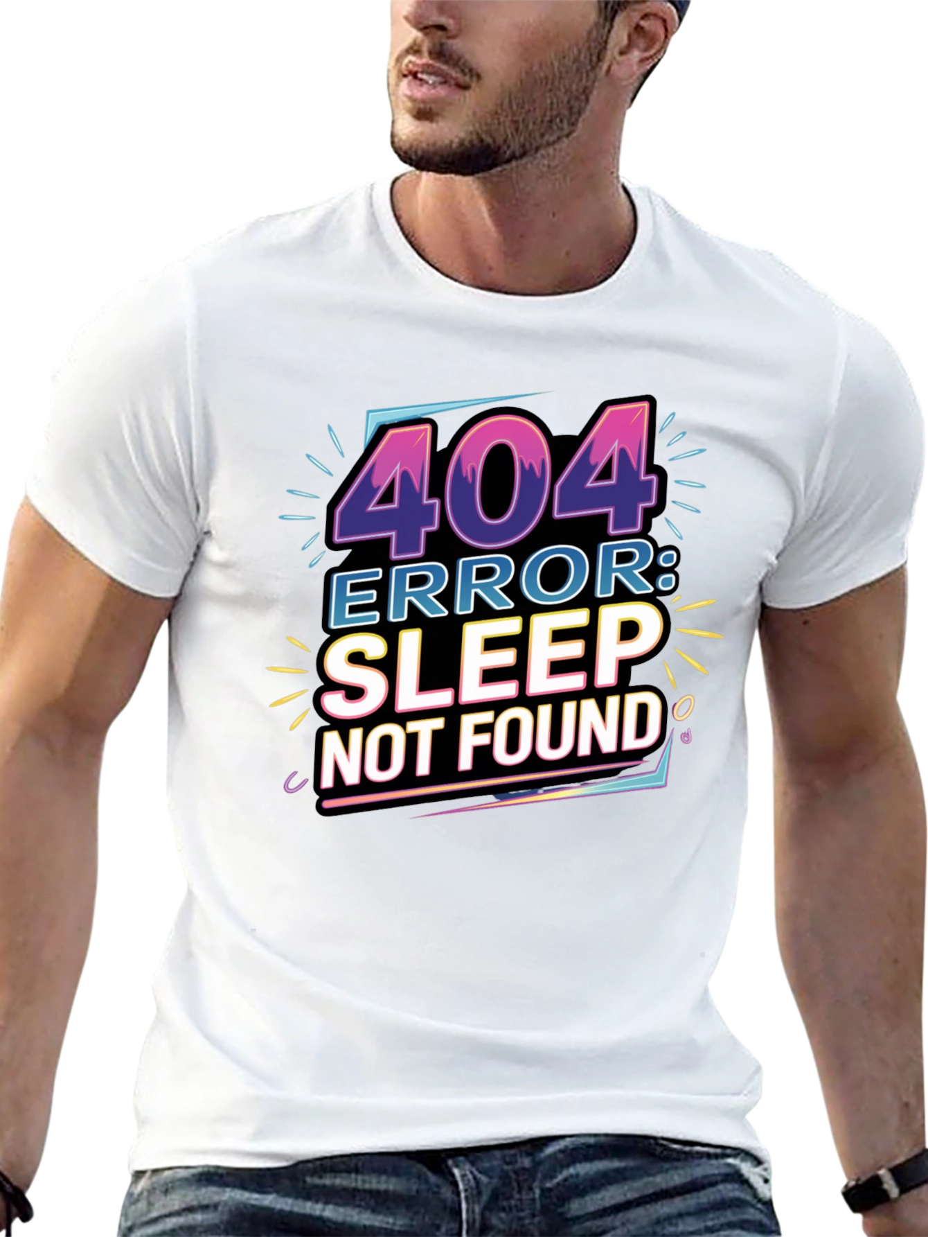 404 Error: Sleep Not Found Graphic Tee