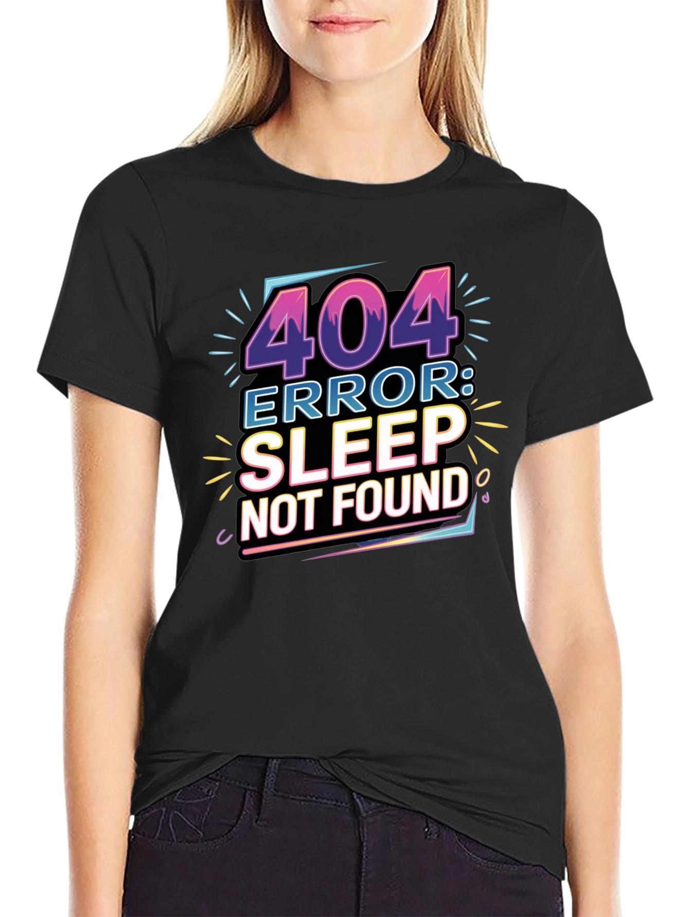 404 Error: Sleep Not Found Graphic Tee