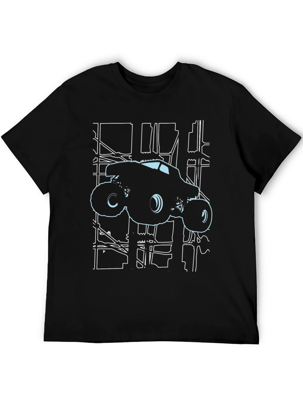 Monster Truck Cityscape T-Shirt