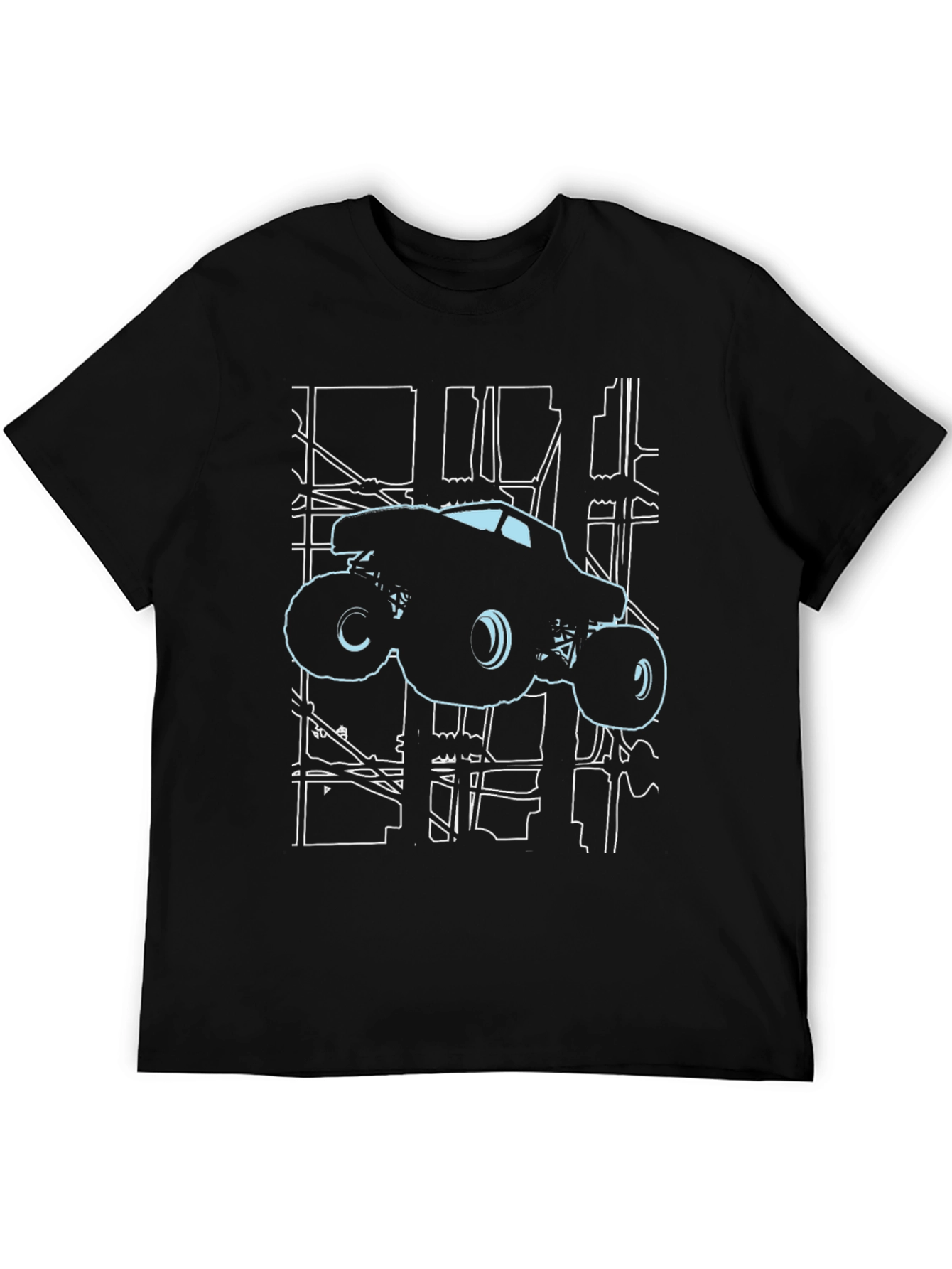Monster Truck Cityscape T-Shirt