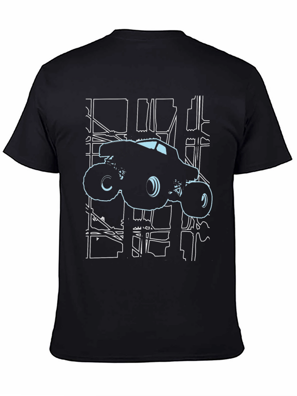 Monster Truck Cityscape T-Shirt