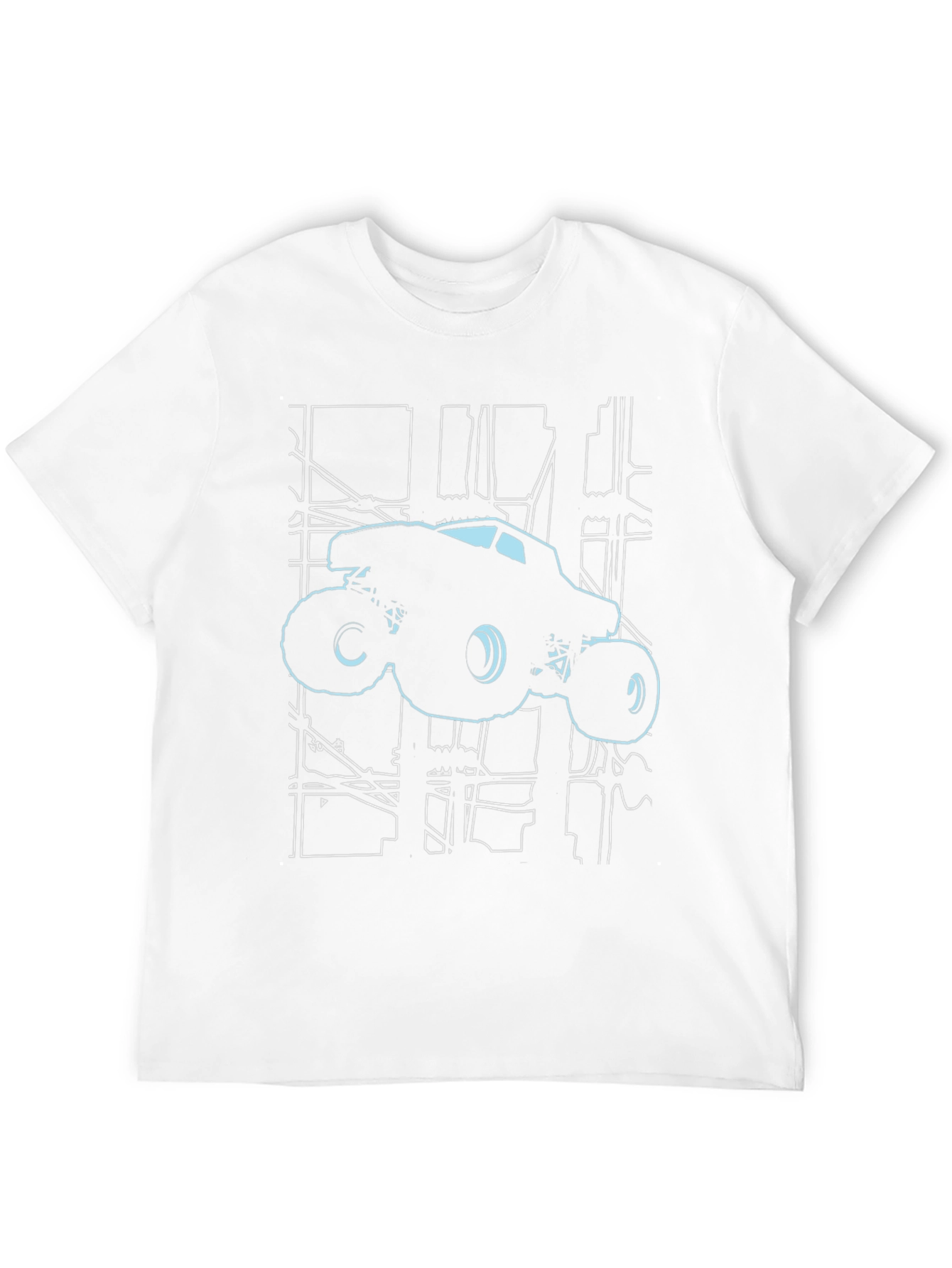Monster Truck Cityscape T-Shirt