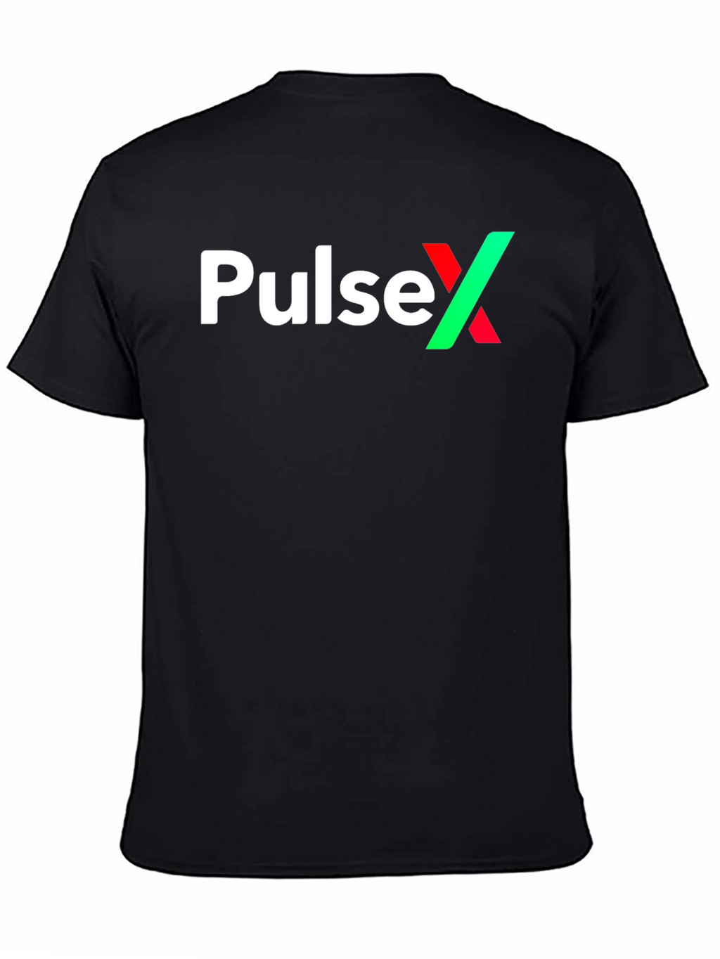 PulseX Graphic Tee - Black Cotton Blend