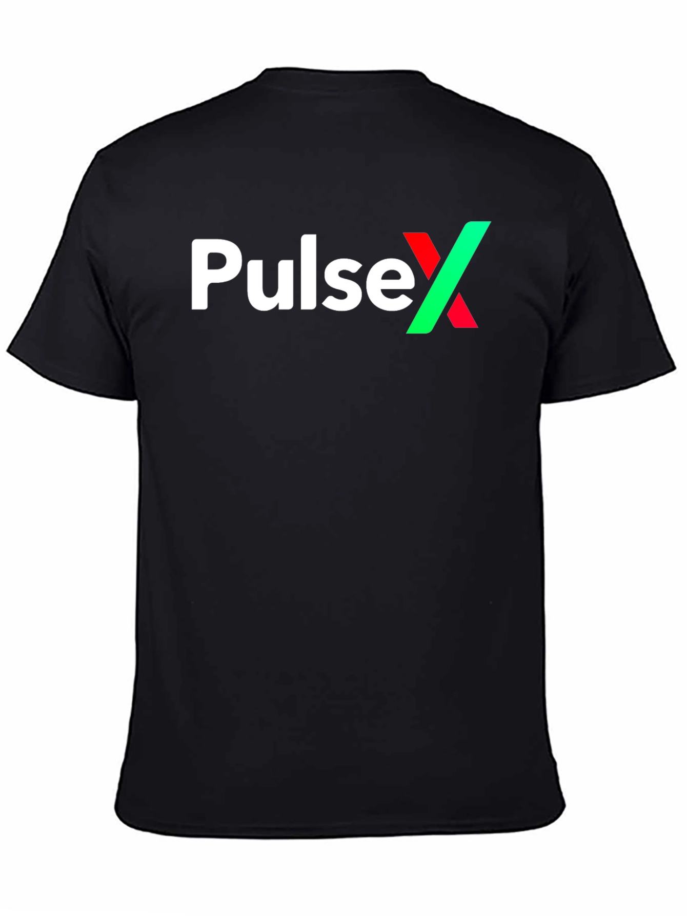 PulseX Graphic Tee - Black Cotton Blend