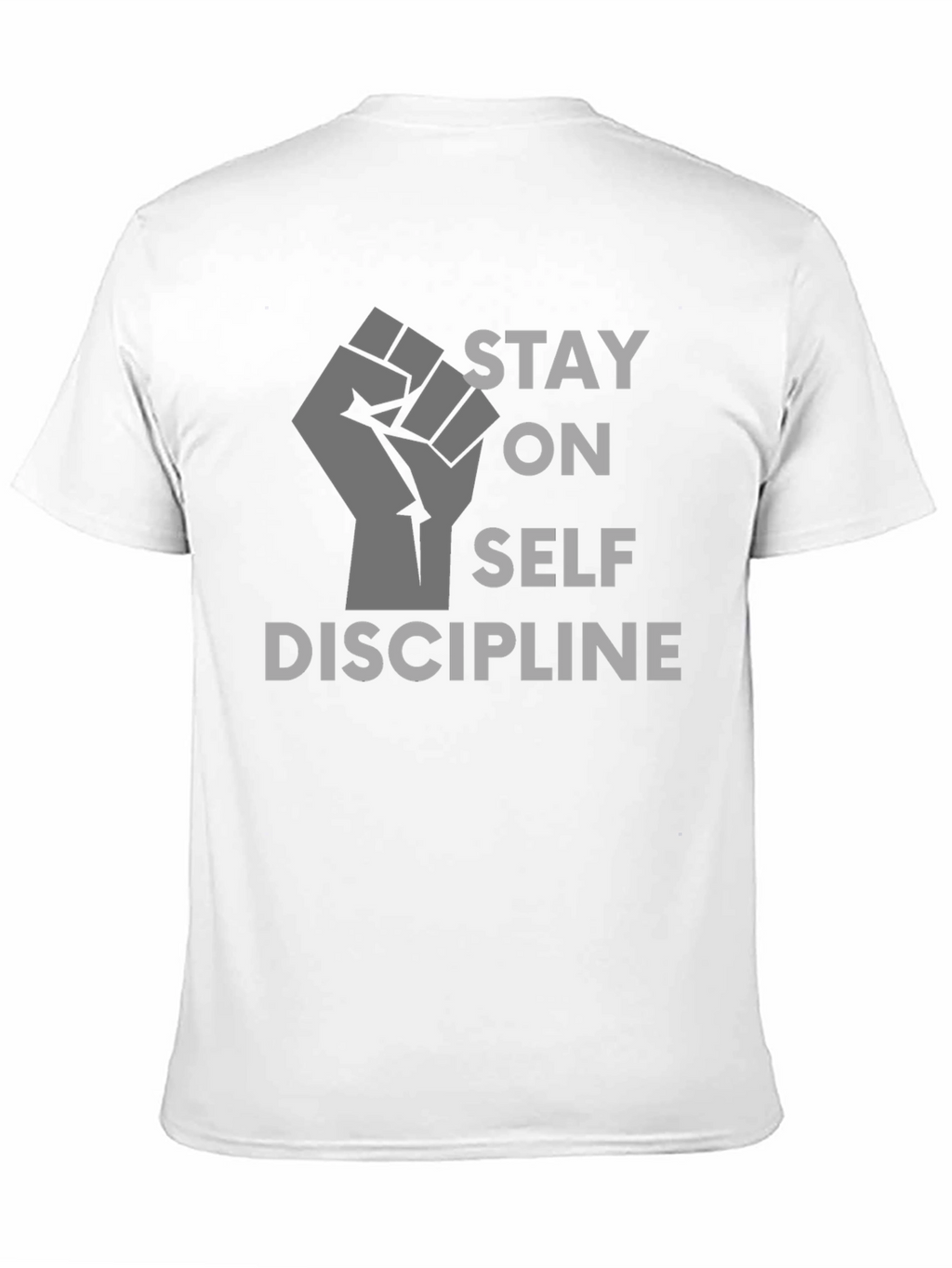 Stay on Self Discipline Black Graphic Tee