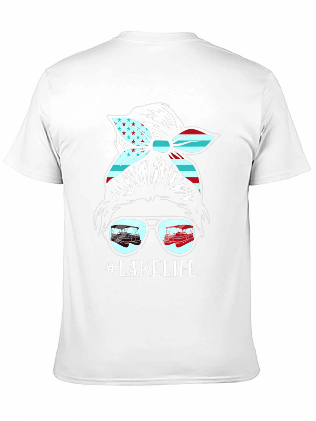 Lake Life Messy Bun T-Shirt