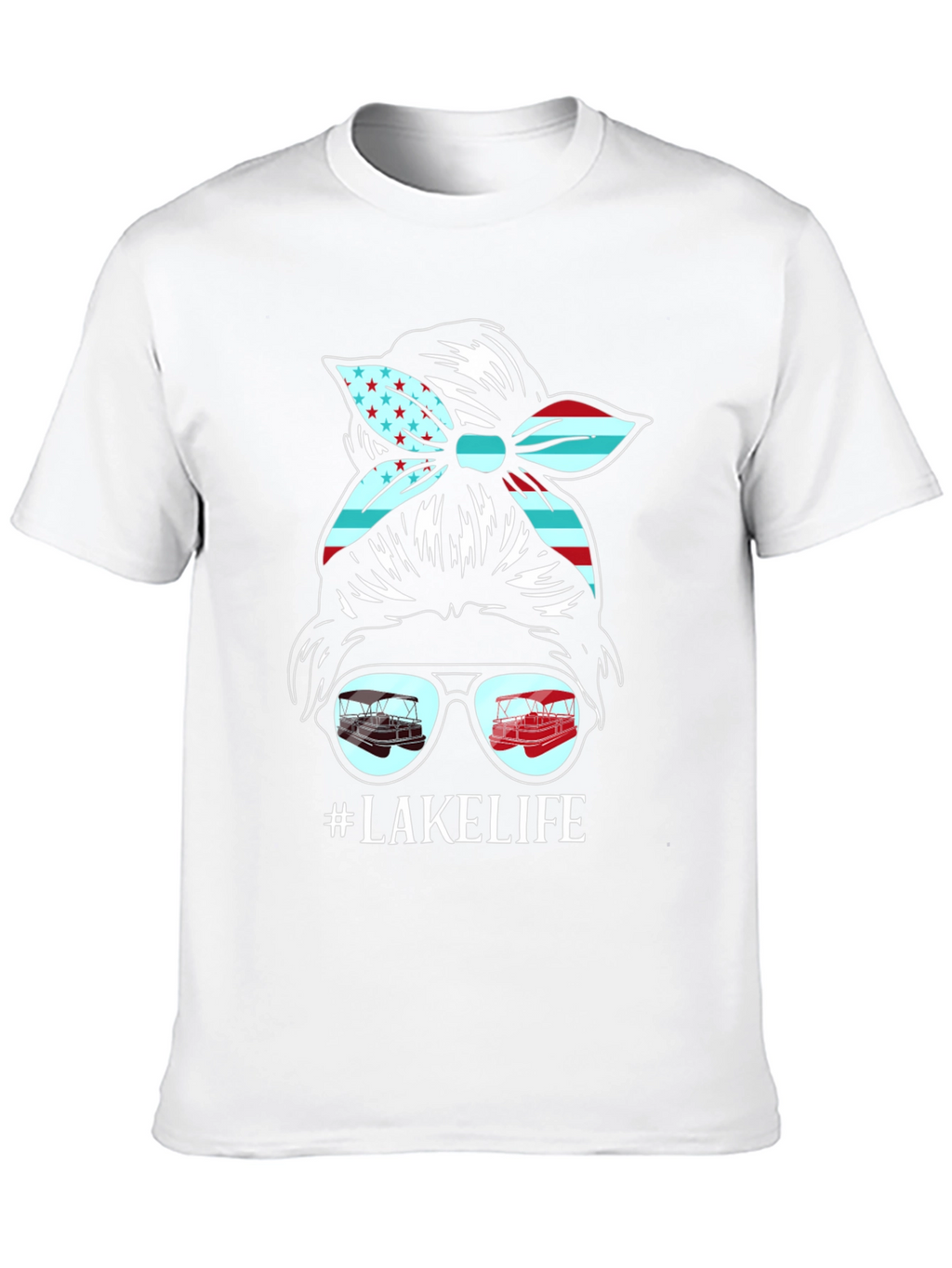 Lake Life Messy Bun T-Shirt